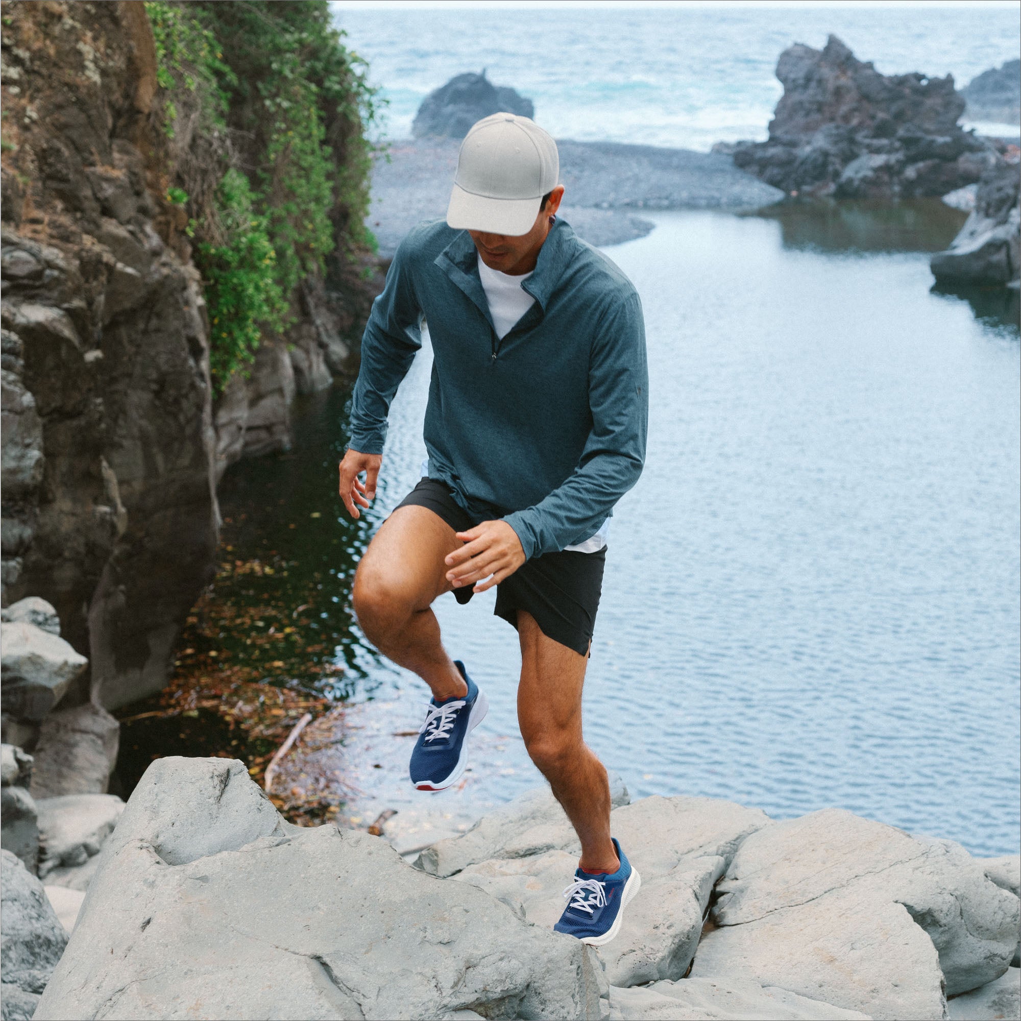 Island Hopper Deep Blue - Premium Water Shoes for Beach, Swimming & Water Sports | Lightweight & Quick-Drying for Men & Women | Perfect for Kayaking, Snorkeling & Poolside Activities