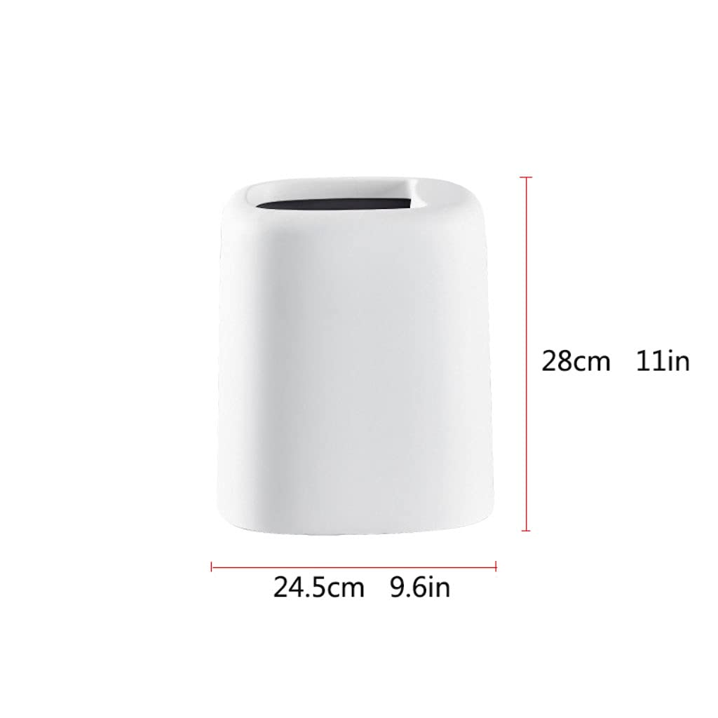 Stainless Steel Step Trash Can with Lid 13 Gallon - Double Layer Kitchen Garbage Bin for Home, Office, Bathroom & Bedroom - Odor Control Waste Basket with U-Shaped Design & Foot Pedal - Perfect for Recycling, Food Waste & Daily Trash Disposal