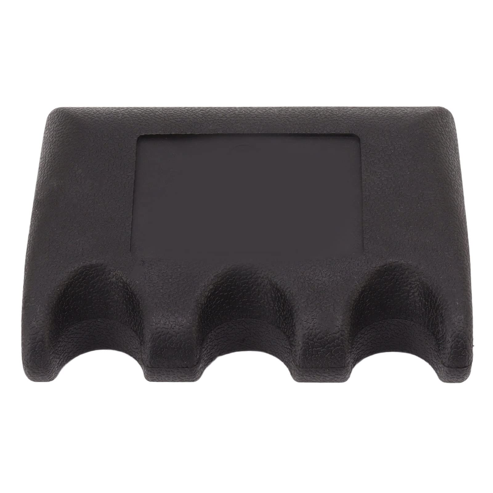 3-Hole Weighted Plastic Pool Cue Holder - Billiard Stick Organizer for Table & Chair - Perfect for Home Game Rooms, Bars, and Pool Halls
