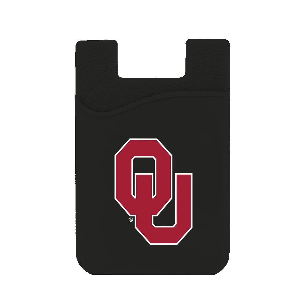 Oklahoma Sooners Silicone Credit Card Holder & Phone Wallet - Slim RFID Blocking Card Case for Men Women - Perfect for Travel, Work, and Everyday Use
