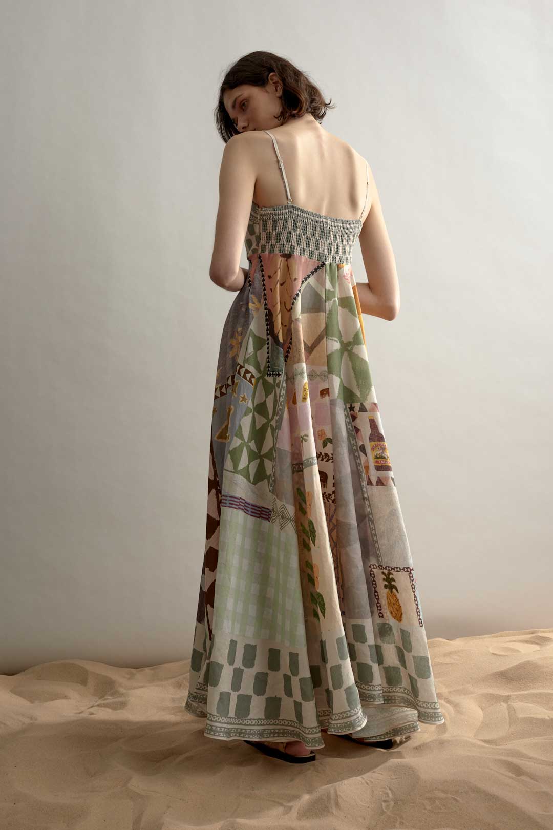 Emma Gale Sundress - Flowy Summer Dress for Women, Casual Beach Dress with Pockets, Perfect for Vacation, Outdoor Parties & Picnics