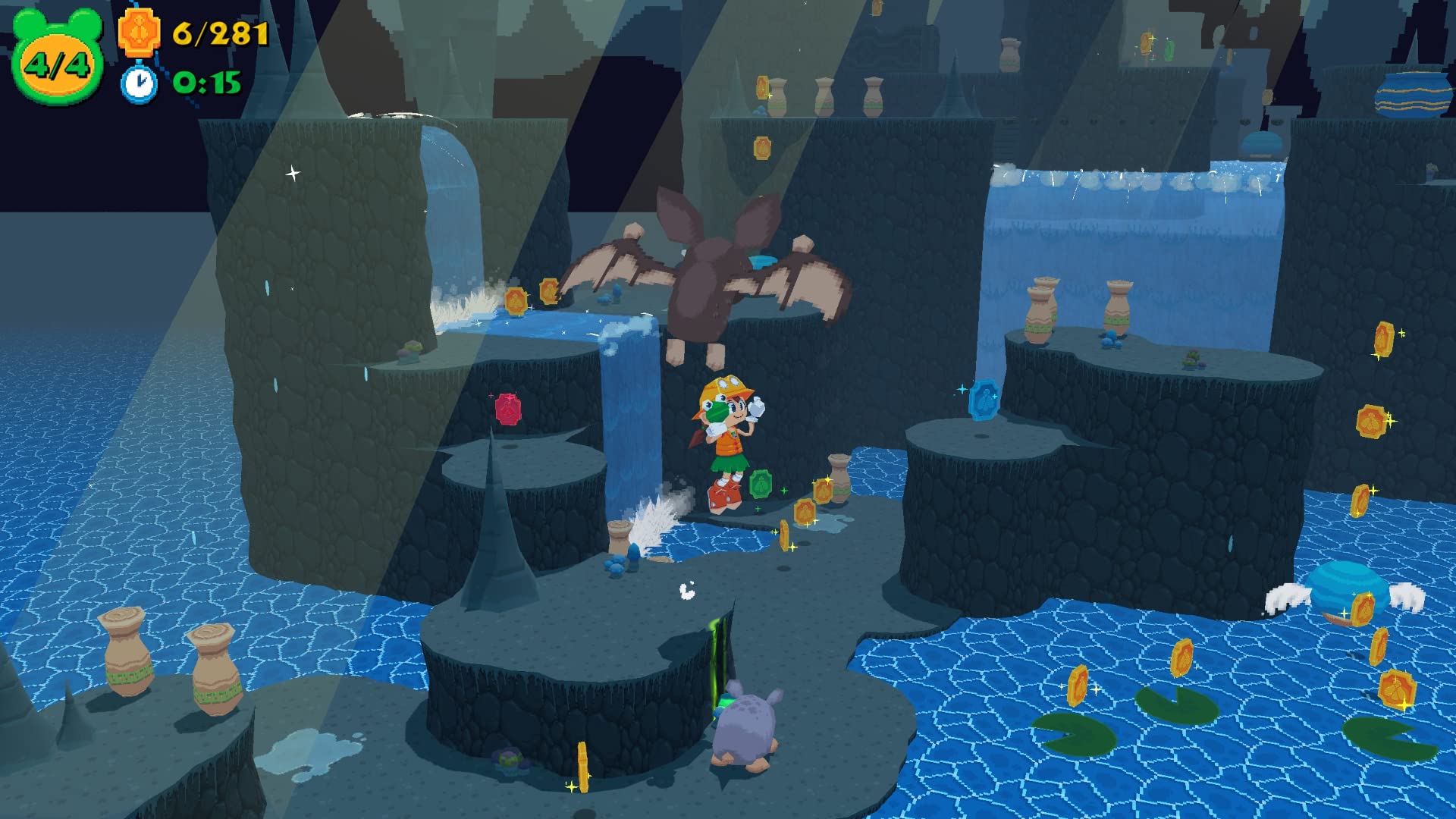 Frogun - Action-Adventure Game for PlayStation 4 | Retro-Inspired 3D Platformer | Perfect for Family Gaming & Nostalgic Players