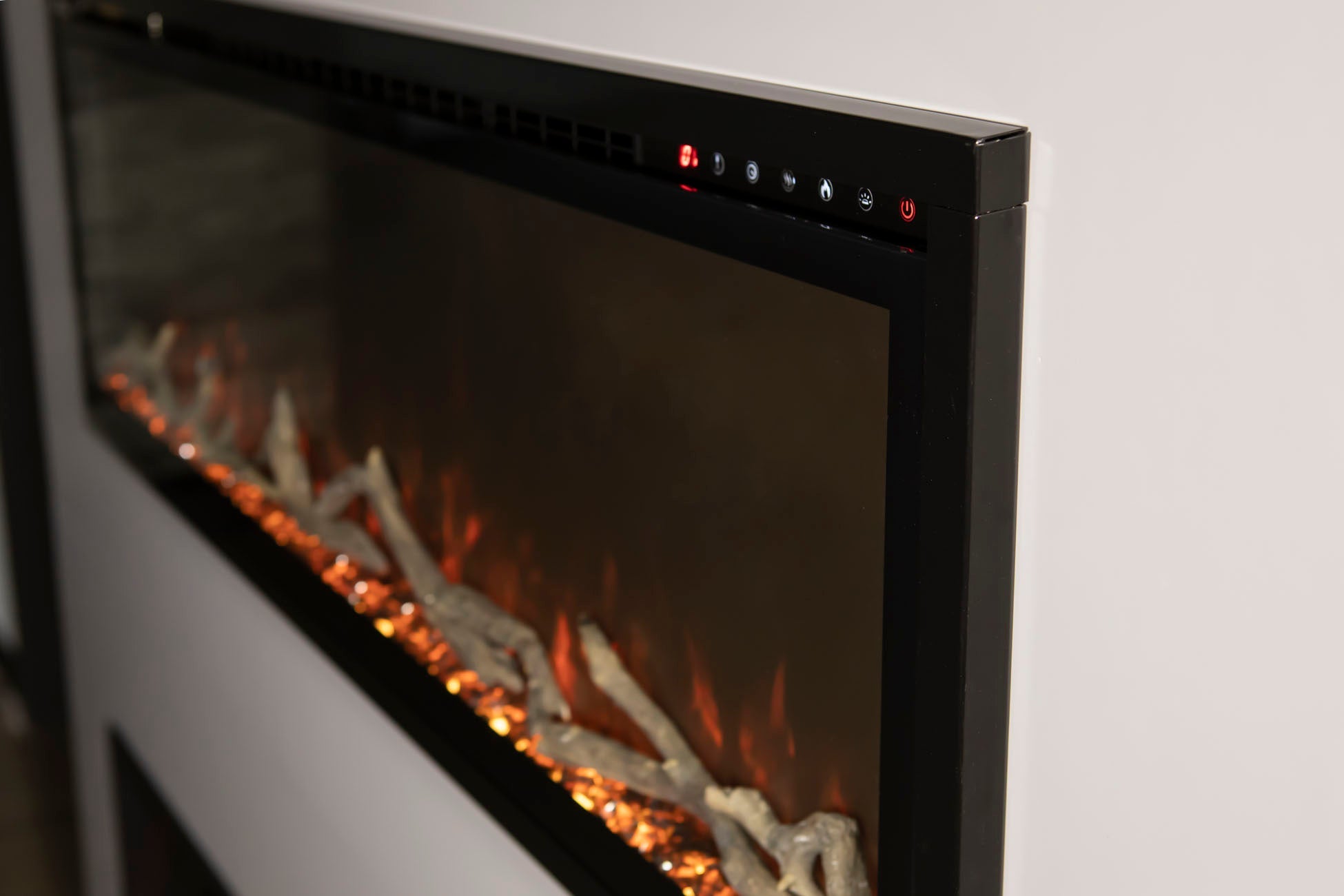 Modern Flames Spectrum Slimline 100-Inch Wall Mount or Recessed Linear Electric Fireplace - Perfect for Living Room, Bedroom & Office Heating & Decor