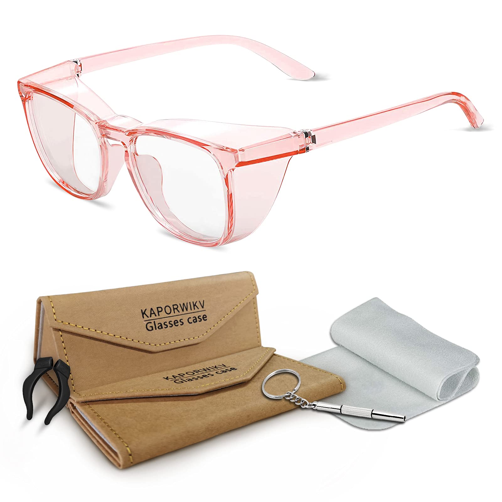 Unisex Safety Glasses - Anti-Fog, Anti-Scratch, Anti-Blue Light Protective Eyewear for Work, DIY, and Computer Use