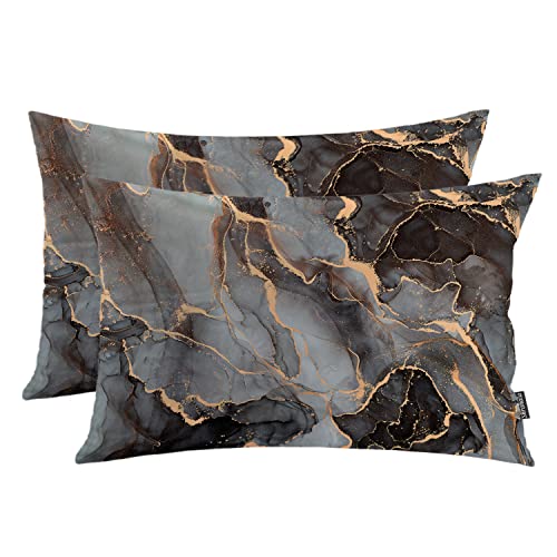Marble Psychedelic Dark Black Blacka