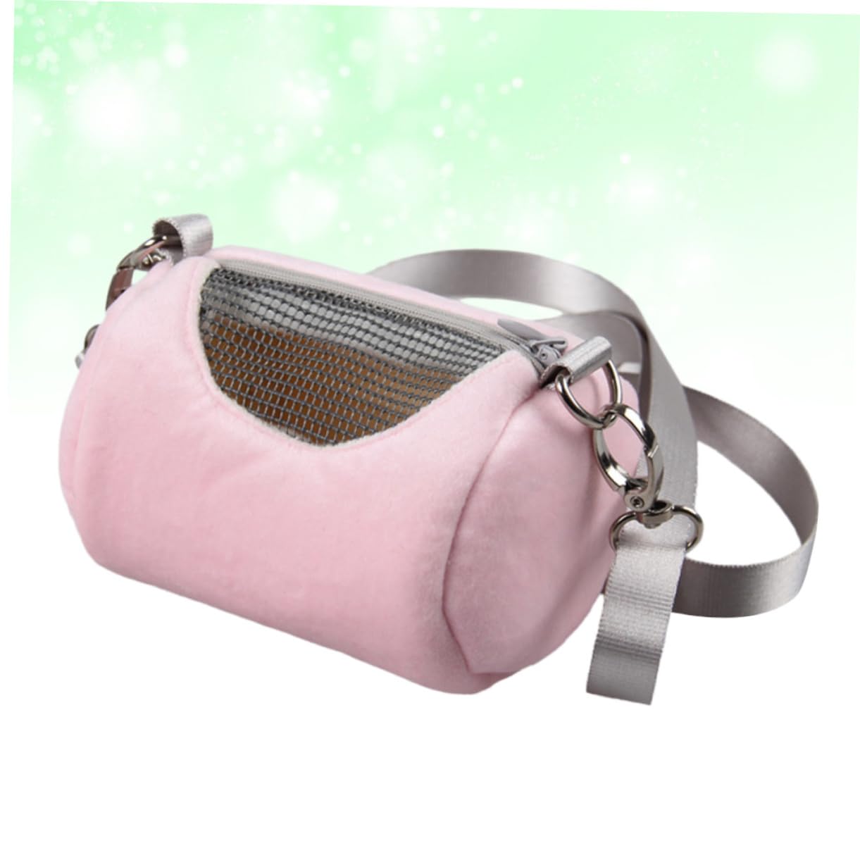 Angoily Portable Hamster Carrier Backpack - Adjustable Straps, Cylinder Design for Small Pets (Hamsters, Rats, Birds) - Perfect for Travel, Vet Visits & Outdoor Adventures