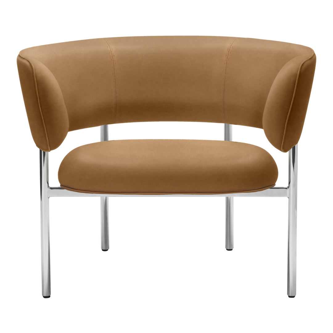 Font Lounge Armchair - Modern Accent Chair for Living Room, Bedroom & Office - Comfortable Upholstered Reading Chair with Soft Fabric - Perfect for Relaxing, Reading & Decorating