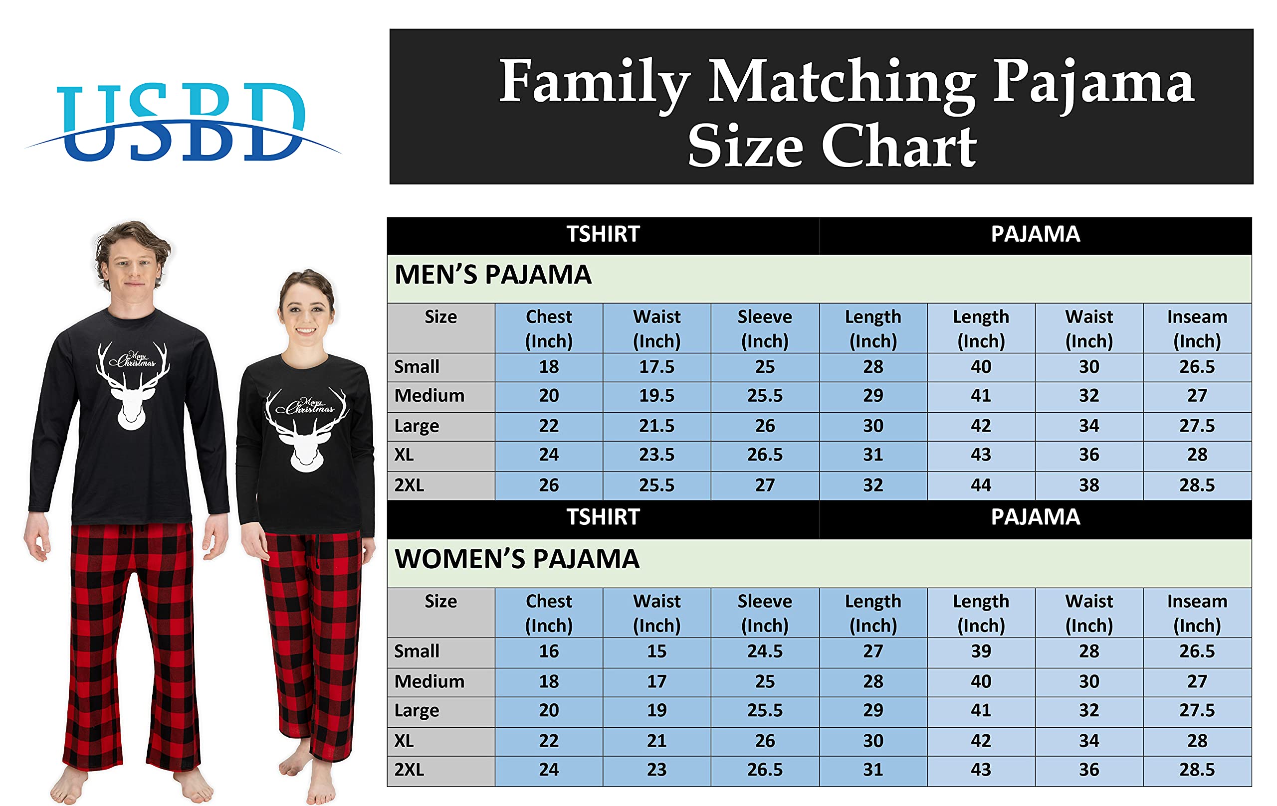 Buffalo Plaid Matching Pajama Sets for Couples & Family - Holiday Sleepwear for Christmas & Cozy Nights