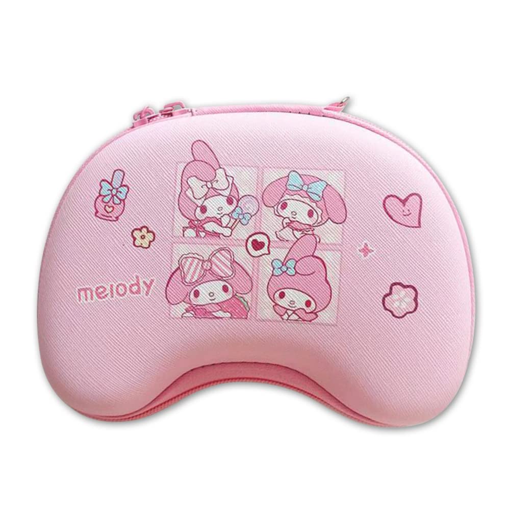 Premium Travel Case for PS5, PS4, Switch Pro, Switch OLED & Xbox Controllers - Durable Hard Shell Protective Cover with Cute Rabbit Design | Perfect for Gaming On-The-Go, Travel Protection & Controller Storage