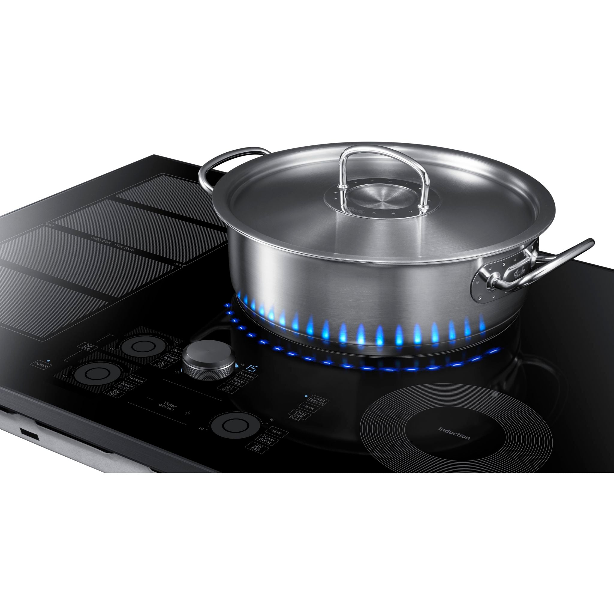 Samsung NZ30K7880UG 30-Inch Black Stainless Steel Electric Cooktop - Perfect for Modern Kitchens & Home Cooking