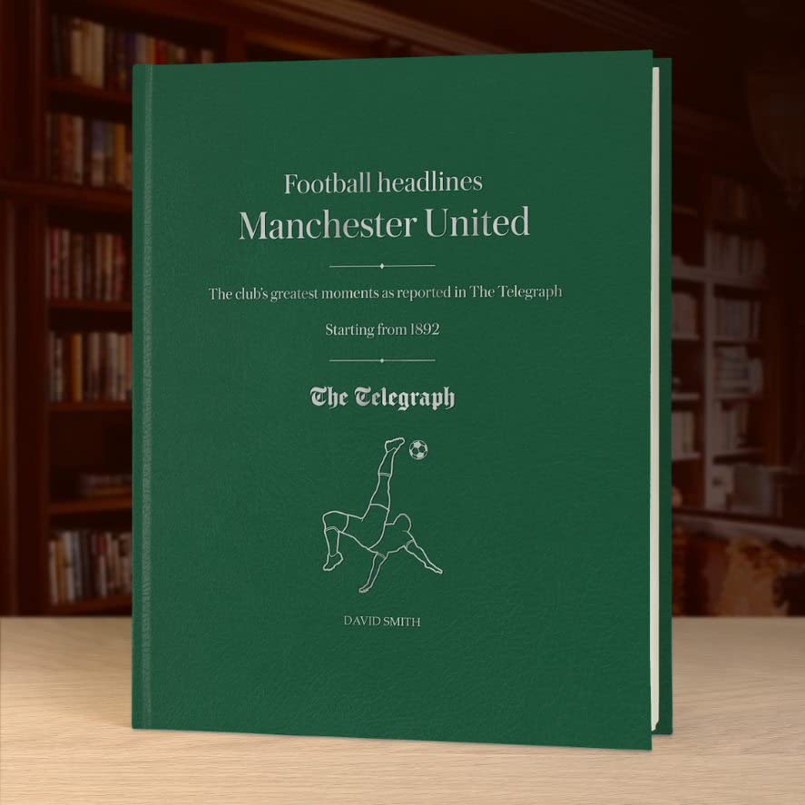 Premium Personalized Special Edition Football Newspaper Book - Unique Gift for Sports Fans - Perfect for Birthdays, Anniversaries & Memorabilia Collectors