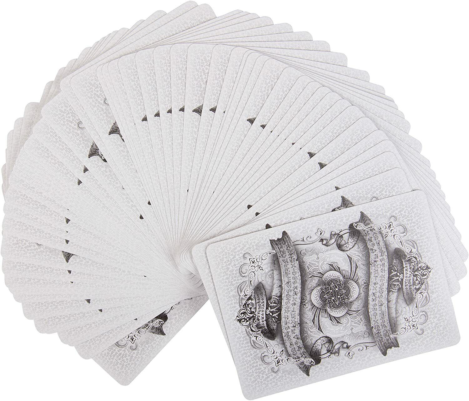 White Arcane Playing Cards - Premium Custom Deck for Magic Tricks & Cardistry | Perfect for Poker, Blackjack & Collectors (2014 Edition)