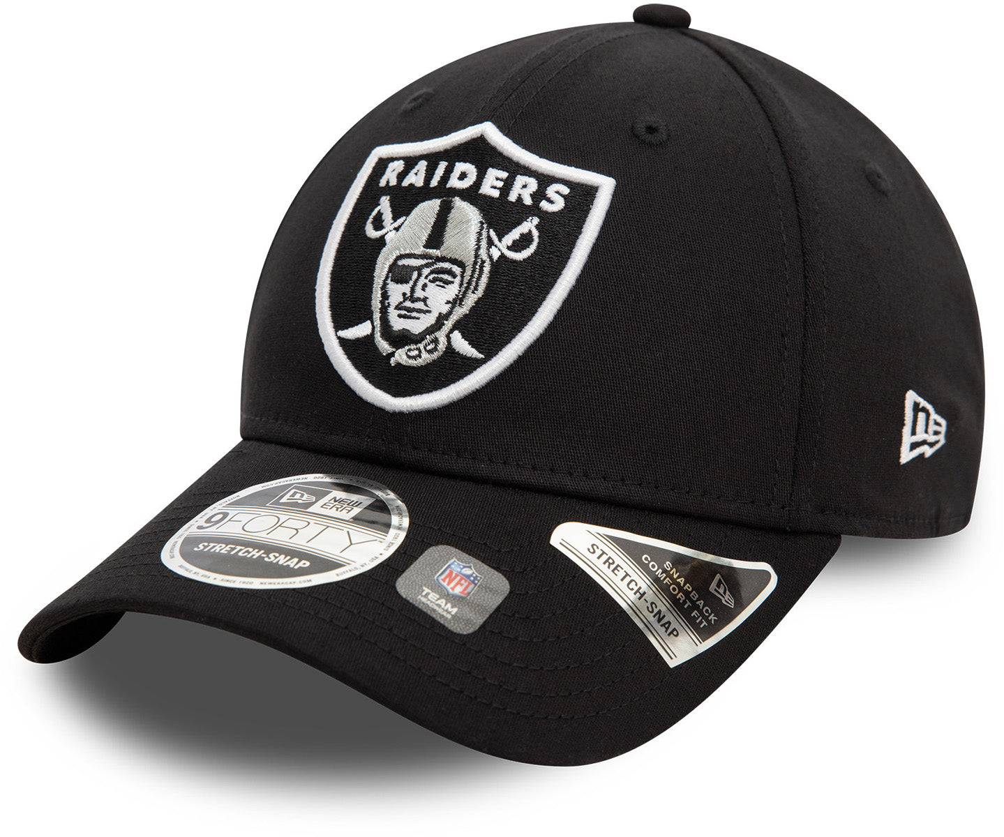 Las Vegas Raiders New Era 9Forty Adjustable Snapback NFL Team Cap - Perfect for Football Games, Tailgating & Fan Gear Collection