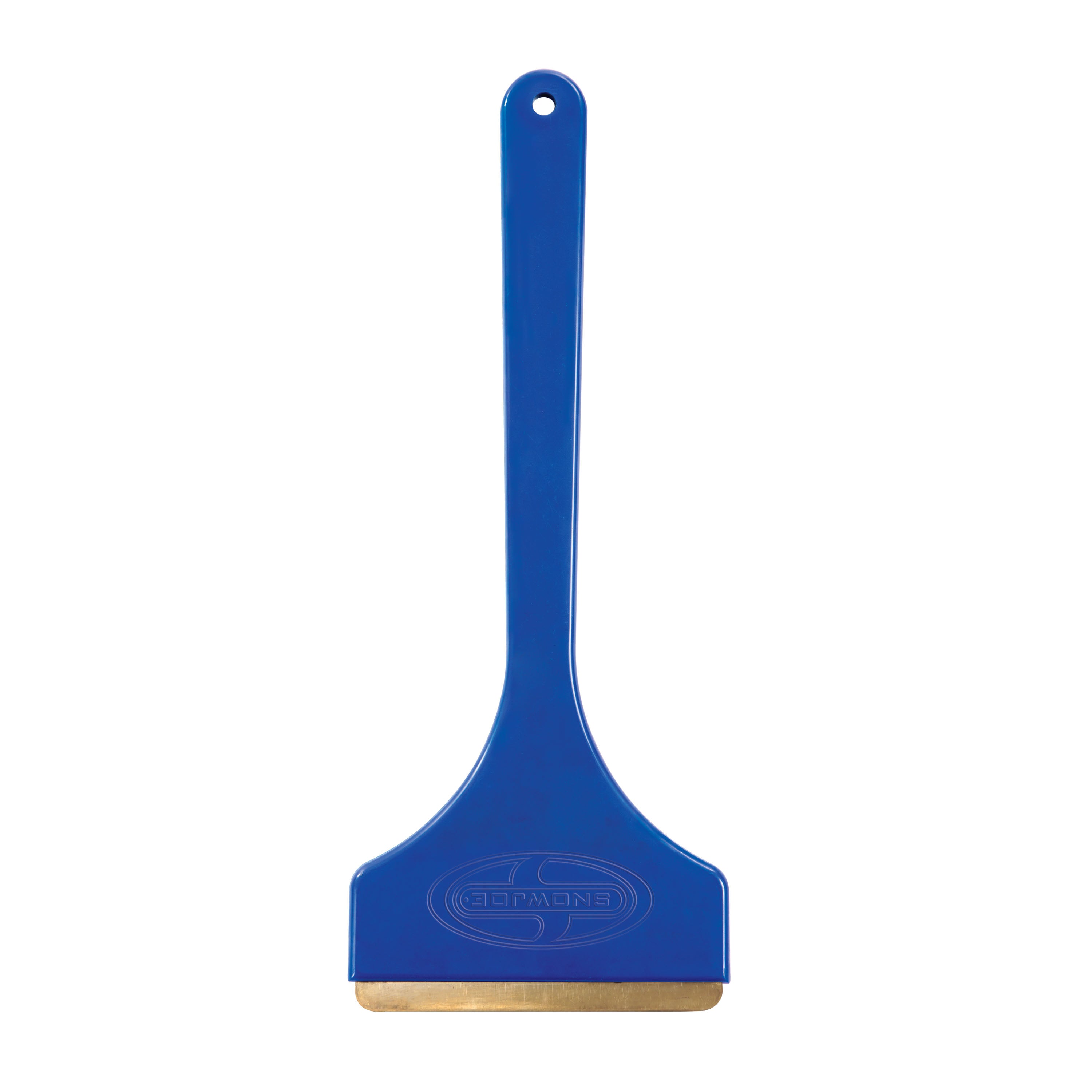 Snow Joe SJEG01 Brass Blade Ice Scraper with Oversized Handle - Rust-Free for Quick Ice Removal - Perfect for Car & Truck Windshields - Ideal for Winter Driving and Frozen Windshield Cleaning