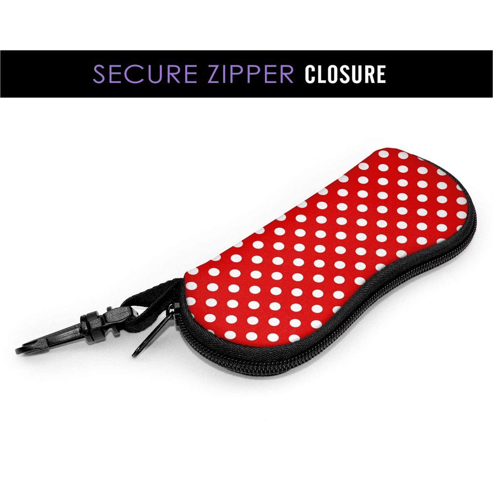 Stylish Soft Sunglasses Case with Belt Clip - Portable Travel Eyeglass Pouch for Women & Men | Perfect for Outdoor Activities, Travel, and Daily Protection