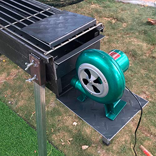 220V Electric Blacksmith Forge Blower - High Power Outdoor Centrifugal Blower with Speed Governor - Heavy Duty BBQ Fireplace Fan for Metalworking, Forging & Outdoor Cooking