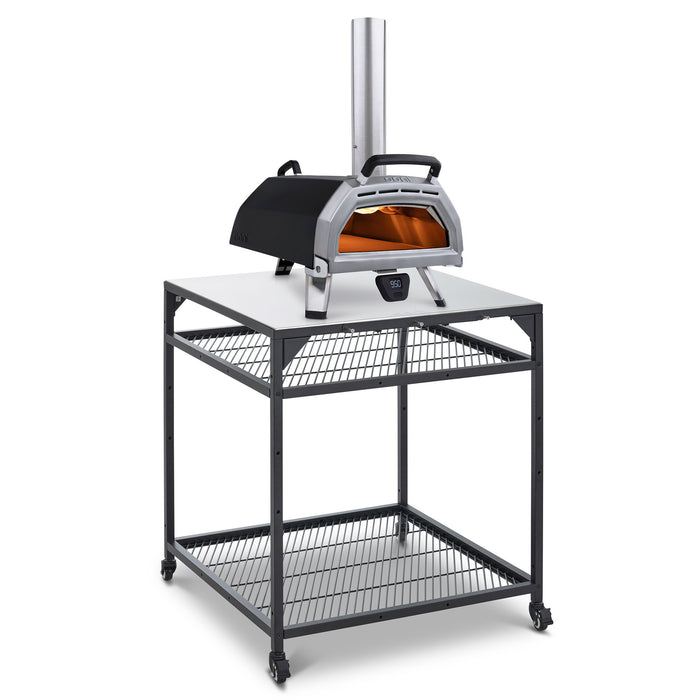 Ooni Modular Table Large UU P0AC00 - Premium Outdoor Pizza Prep & Serving Station for Backyard Parties & Camping