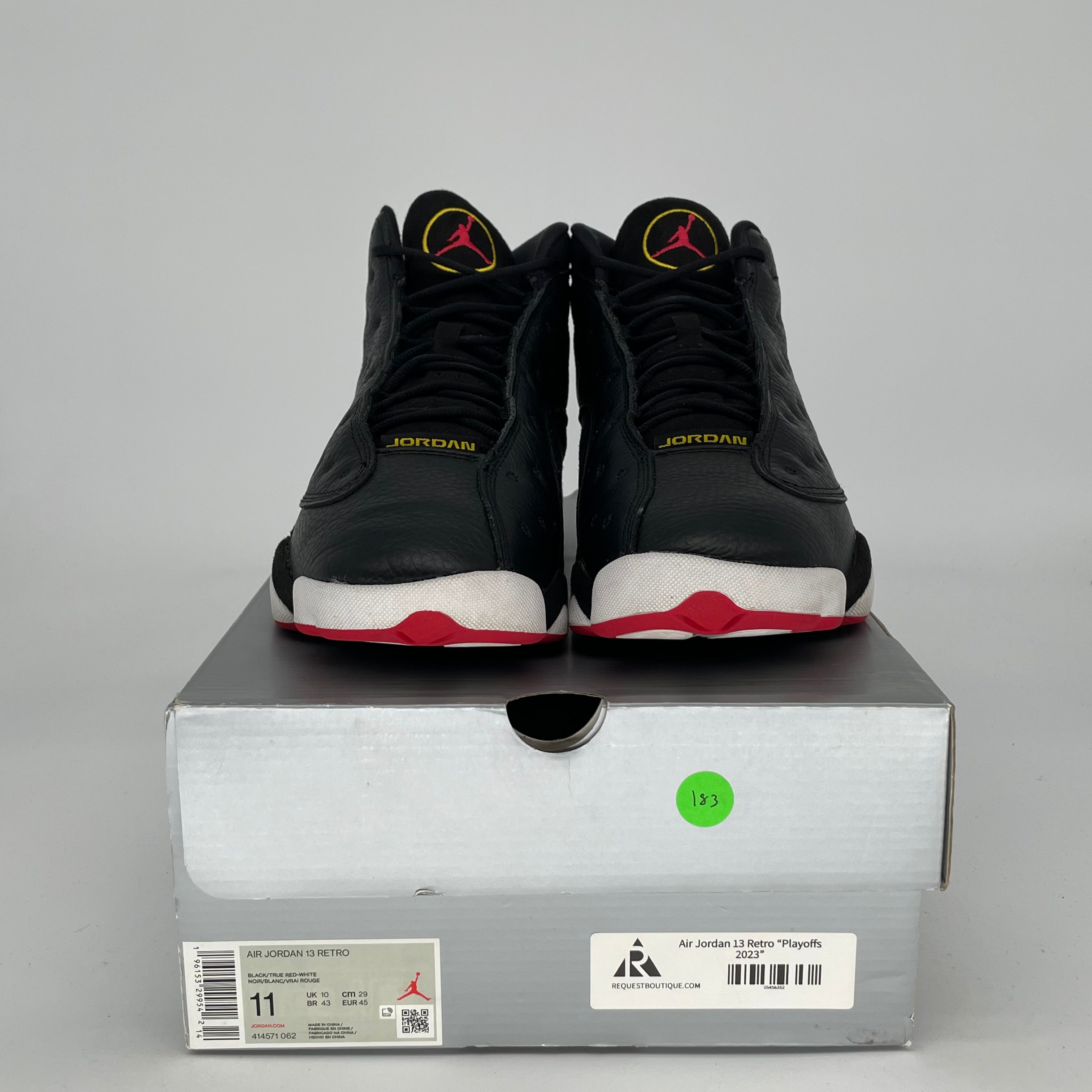 AIR JORDAN 13 PLAYOFFS Basketball Shoes Men's Size 11 & Women's 12.5W - Style 414571-062 | Retro Sneakers for Court Play & Streetwear Fashion