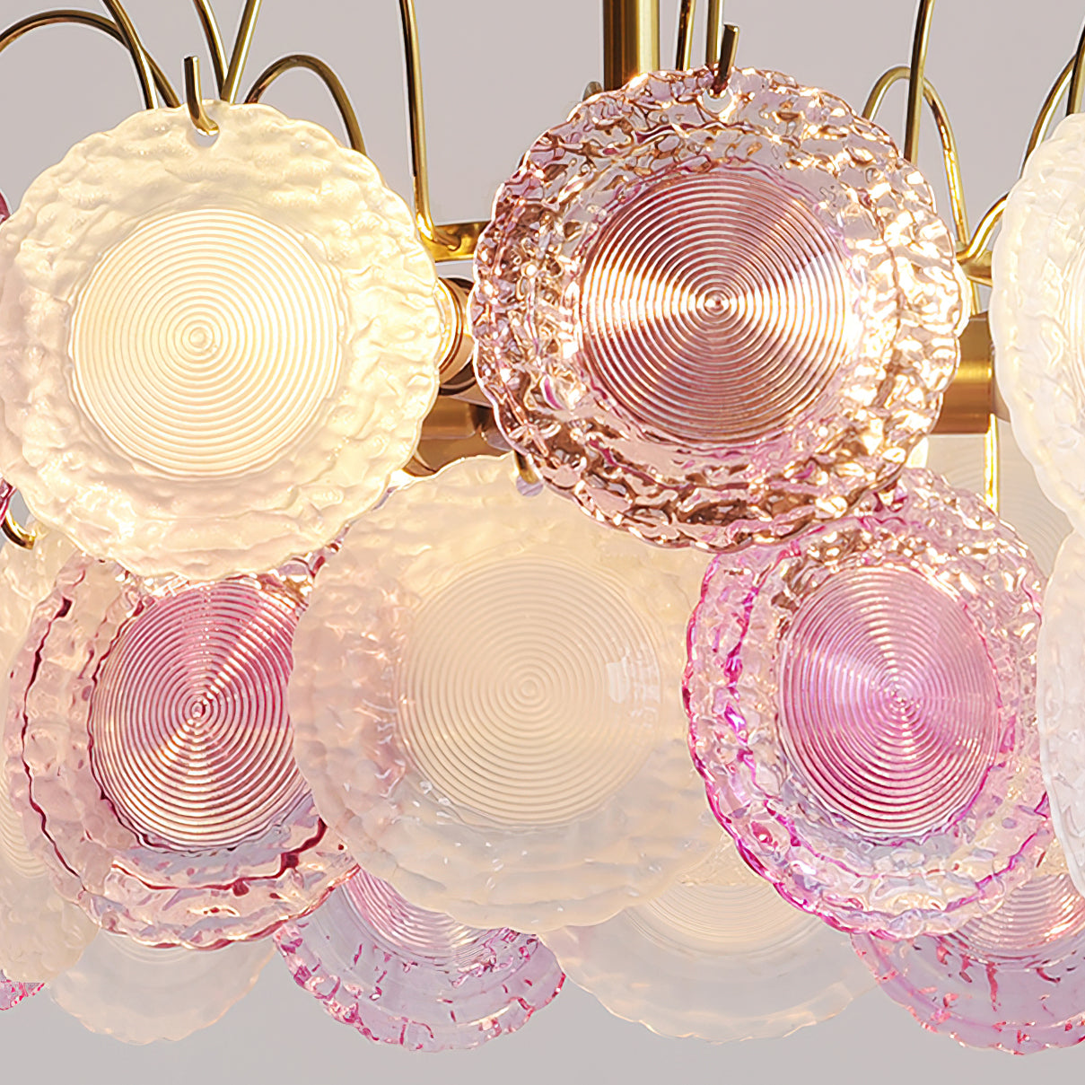 Nenufar Rainbow Chandelier - Elegant Crystal Ceiling Light Fixture for Living Room, Dining Room, Bedroom Decor | Modern Home Lighting Solution for Weddings & Interior Design