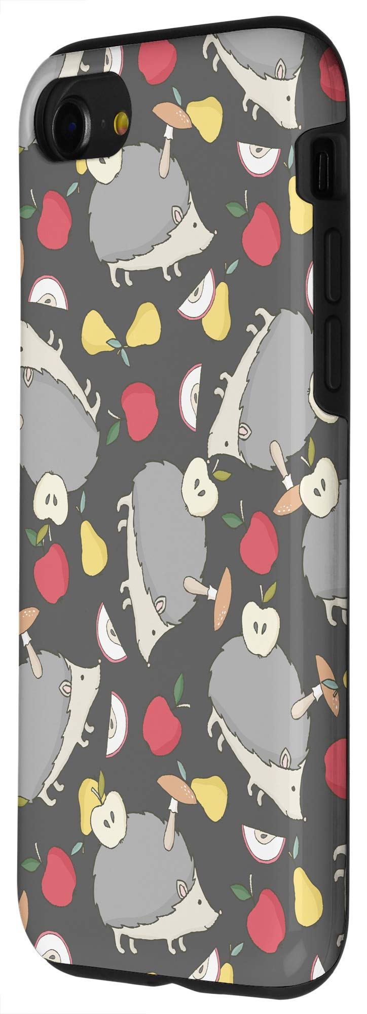 iPhone SE (2020) / 7 / 8 Protective Case with Hedgehog Wildlife Nature Pattern - Durable Slim Fit Cover for Everyday Use & Outdoor Adventures