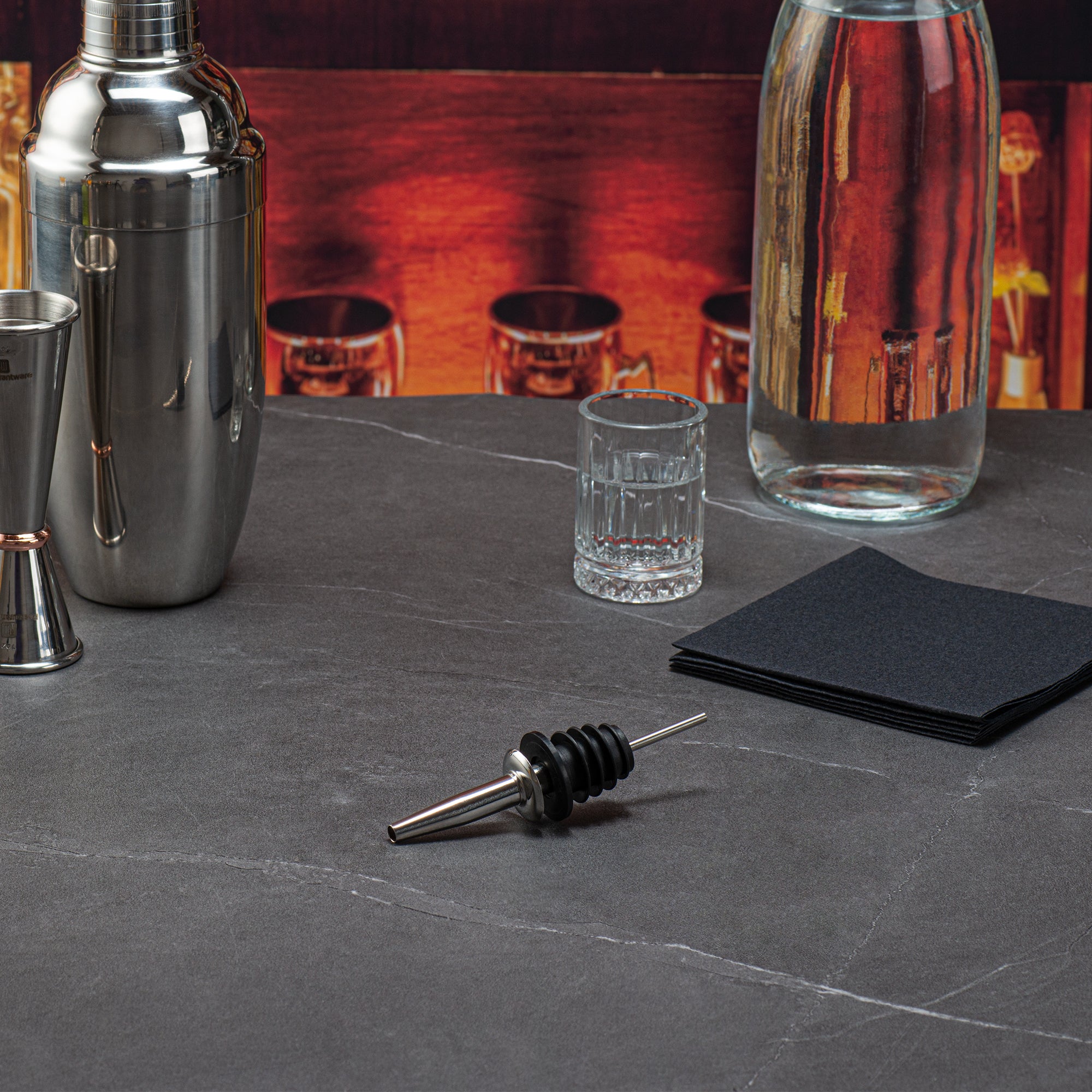 Premium Stainless Steel Speed Pourer for Liquor Bottles - 4.25