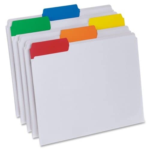 Esselte EasyView Clear Poly File Folders - Letter Size, 25-Pack for Office, School & Home Organization - Perfect for Document Storage, Filing & Paperwork Management