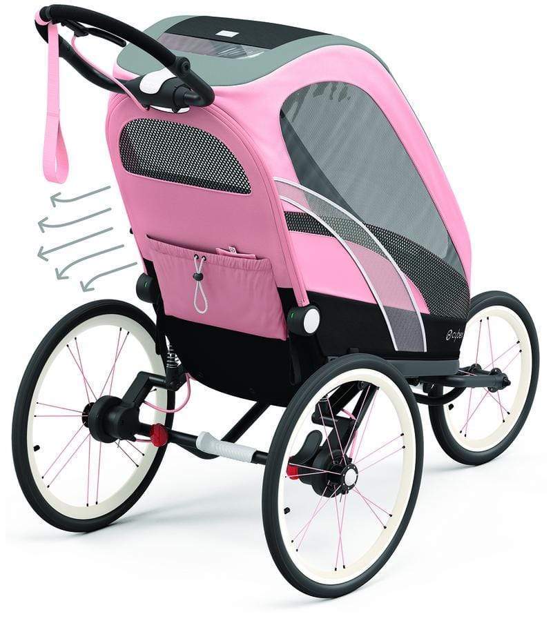 Cybex ZENO Multisport Stroller & Bike Trailer - Lightweight All-Terrain Baby Jogger for Running, Biking & Hiking - Perfect for Active Families & Outdoor Adventures