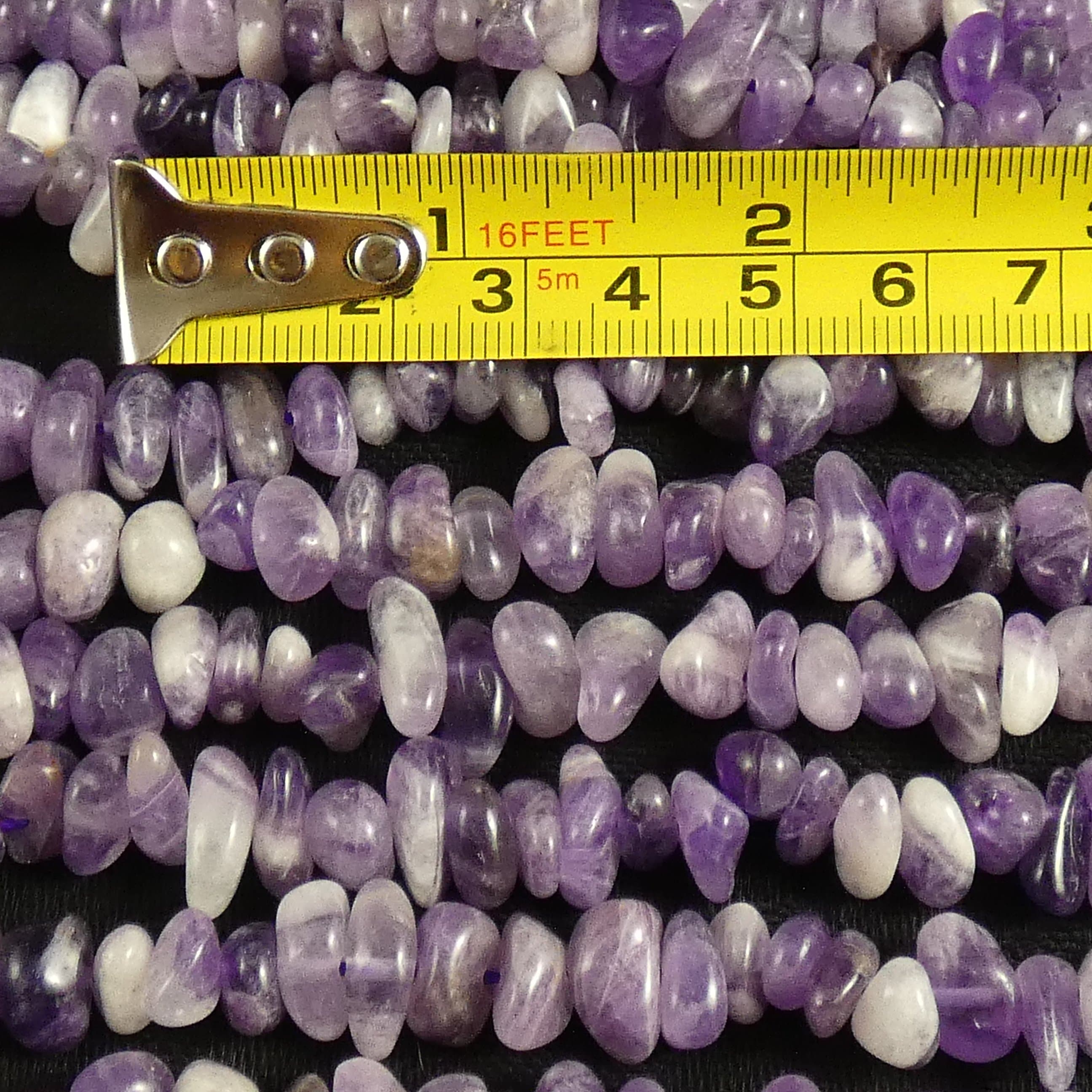 Chevron Amethyst Nugget Beads for Jewelry Making - Natural Gemstone Beads for DIY Bracelets, Necklaces & Crafts - Perfect for Boho, Healing Crystal & Spiritual Jewelry Designs