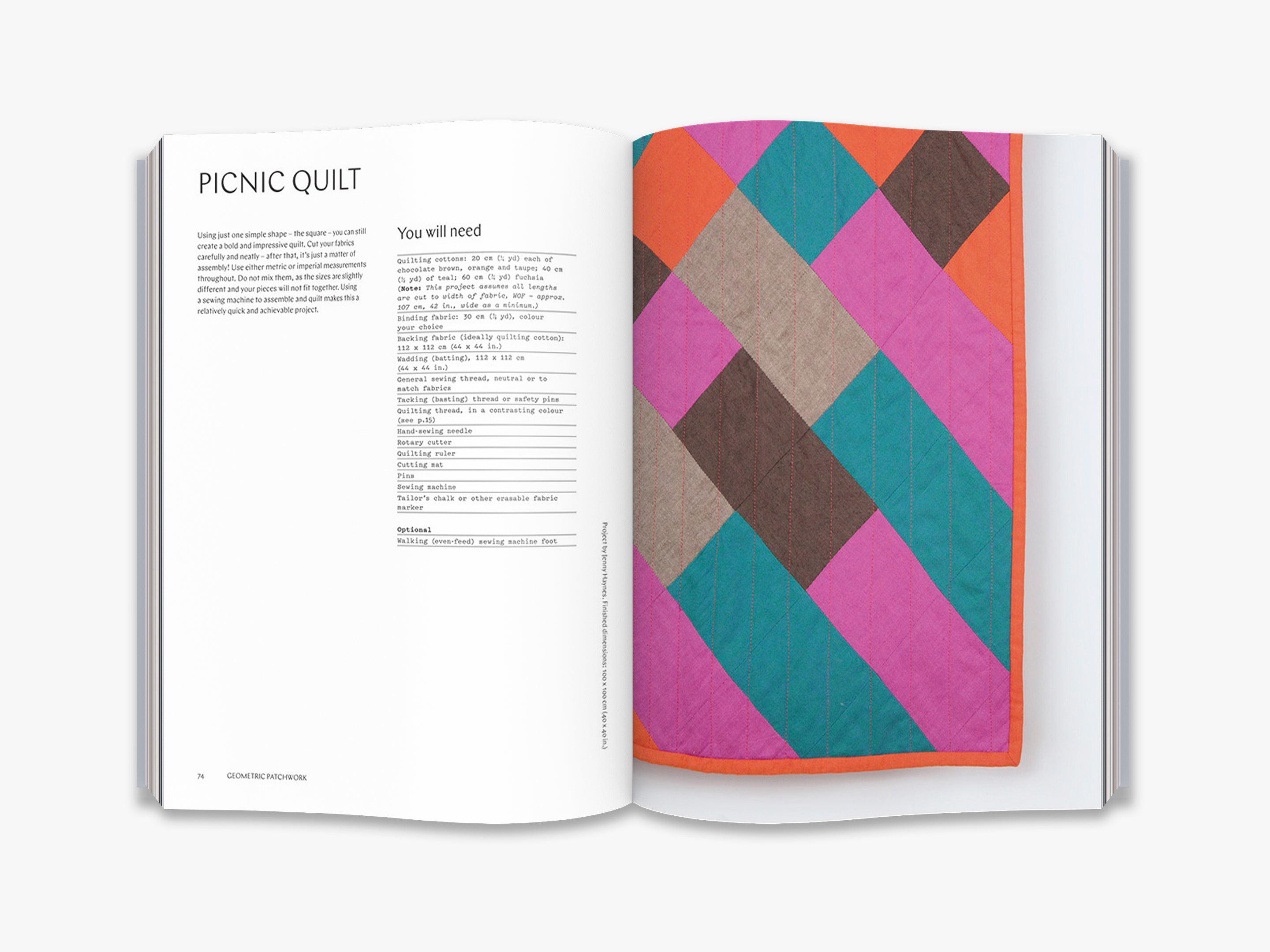 Patchwork and Quilting Maker's Guide - Essential Techniques for DIY Quilt Making | Perfect for Home Decor, Gifts & Craft Projects
