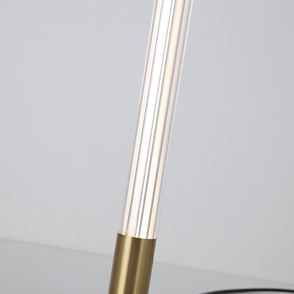 Eye-Caring LED Desk Lamp with Adjustable Brightness - Modern Minimalist Bedside & Office Table Lamp for Working, Reading, Studying - Perfect for Home Office, Bedroom, Dorm Room & Study Spaces