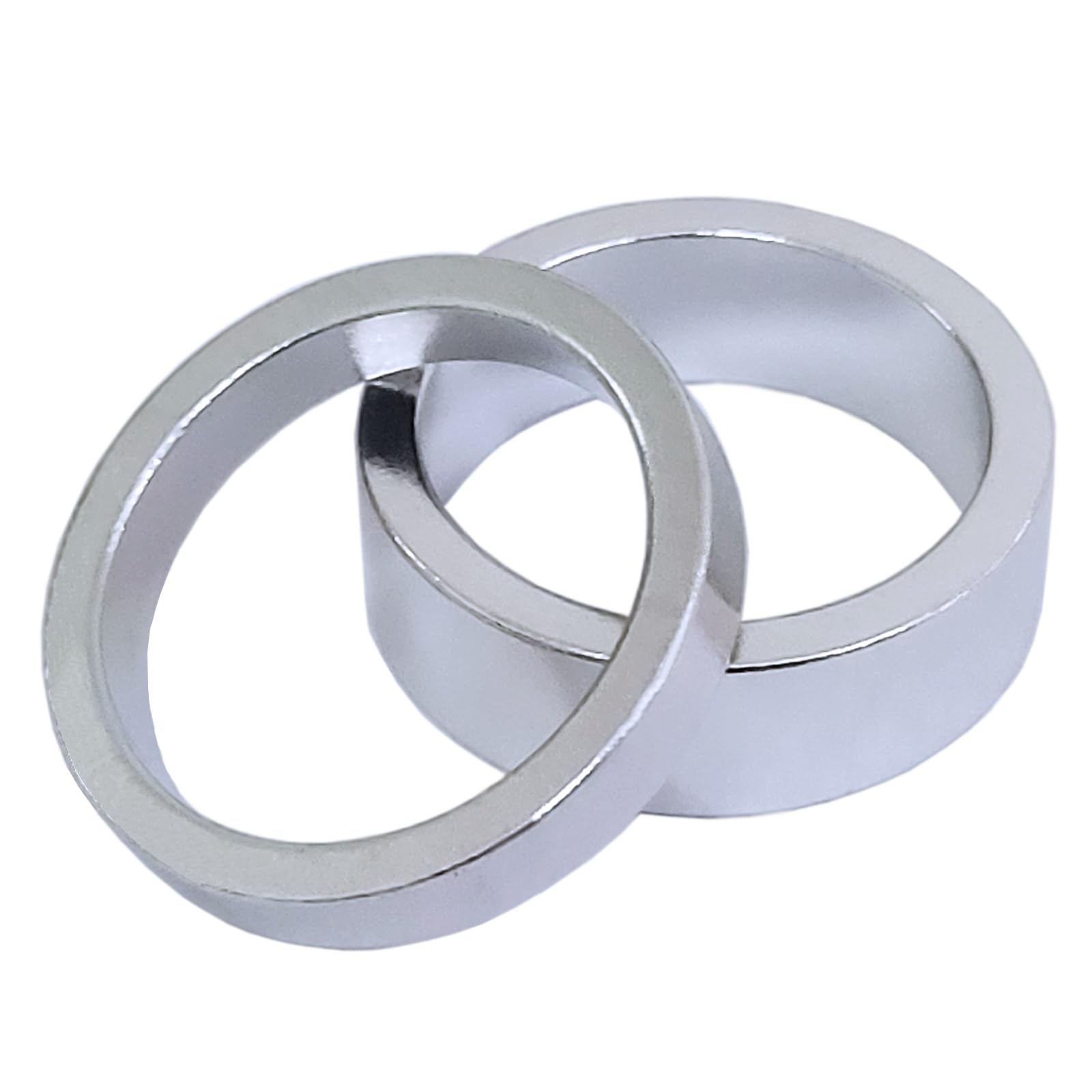 10X Bicycle Head Stem Spacer - Aluminum Alloy Head Tube Spacer Replacement for MTB, BMX & Mountain Bikes - Durable Headset Washer Accessories for Front Stem Fork - Perfect for Bike Maintenance & Upgrades