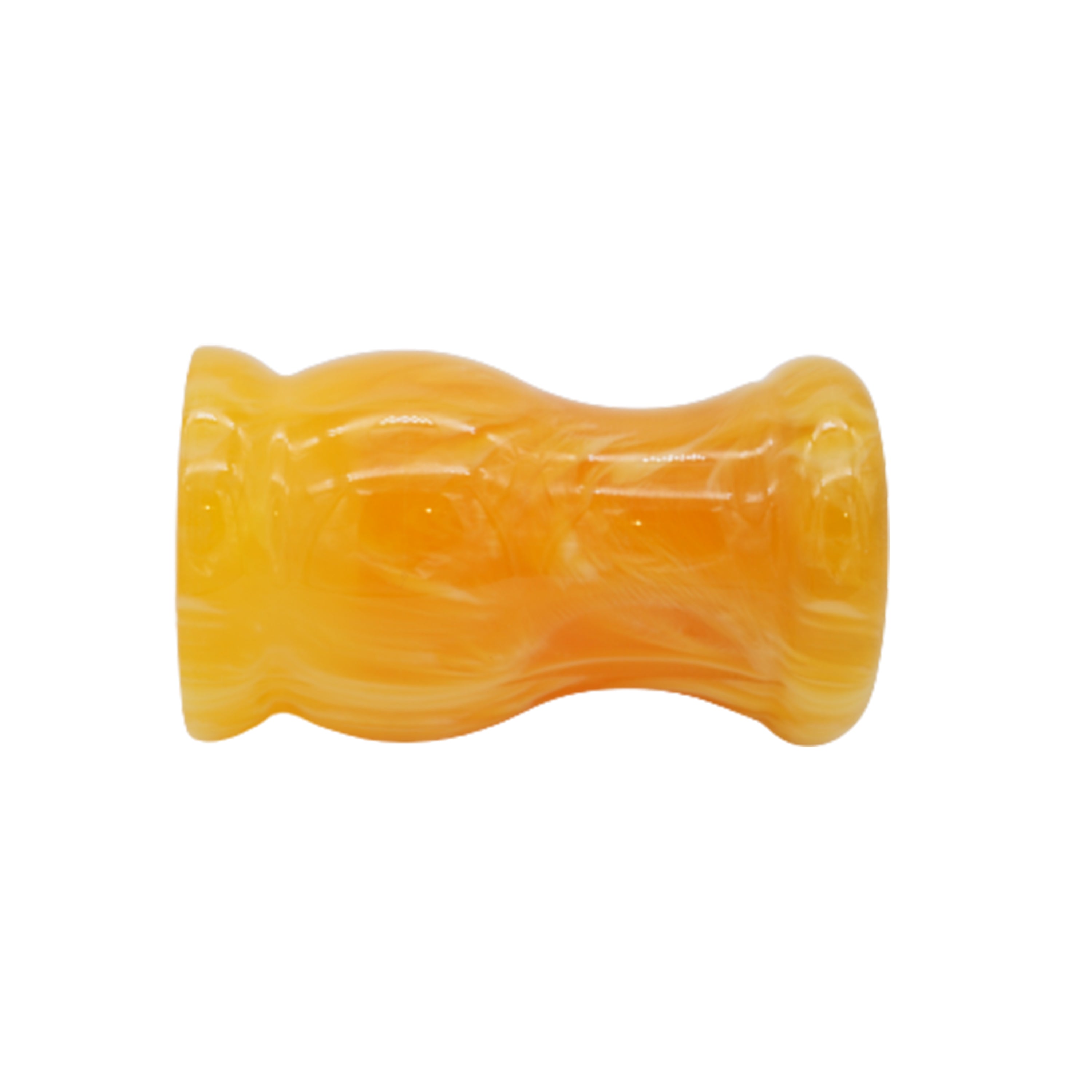 Premium Amber Handcrafted Shaving Brush Handle for 24mm & 26mm Knots - Luxury Wet Shaving Essential for Men's Grooming & Barber Shop Use