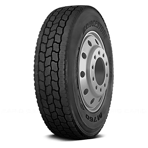 Bridgestone M760 Ecopia Commercial Truck Tire 11R24.5 146L - Durable Long Haul Tires for Semi Trucks & Heavy Duty Vehicles - Ideal for Highway Driving & Fleet Operations