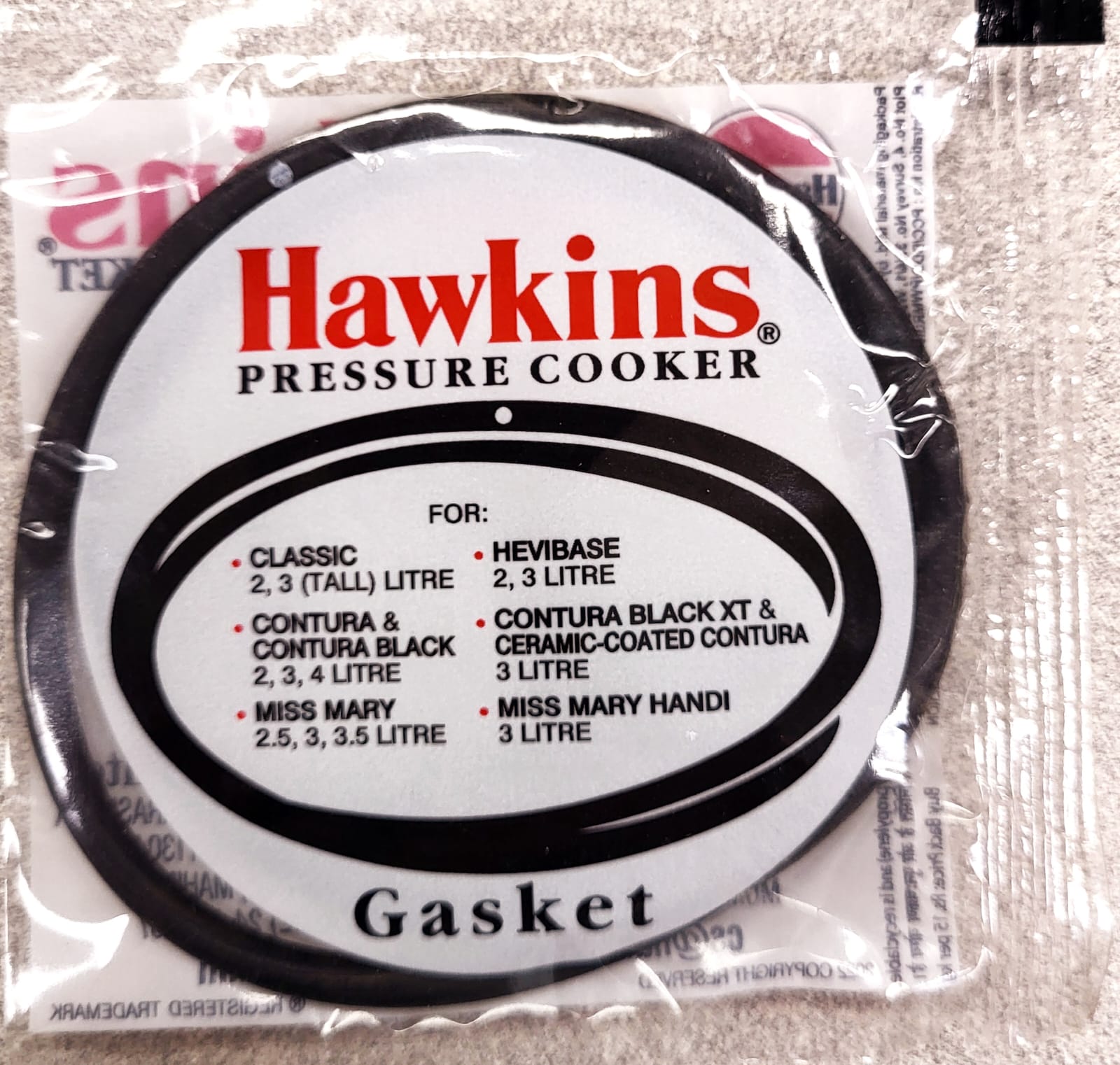 Hawkins A10 09 Pressure Cooker Gasket Sealing Ring - Compatible with 2 to 4 Liter Cookers | Perfect for Home Cooking, Canning & Meal Prep