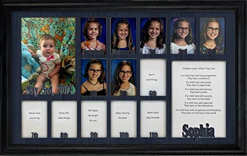 Personalized Northland School-Years Picture Frame - Holds 12 (2.5
