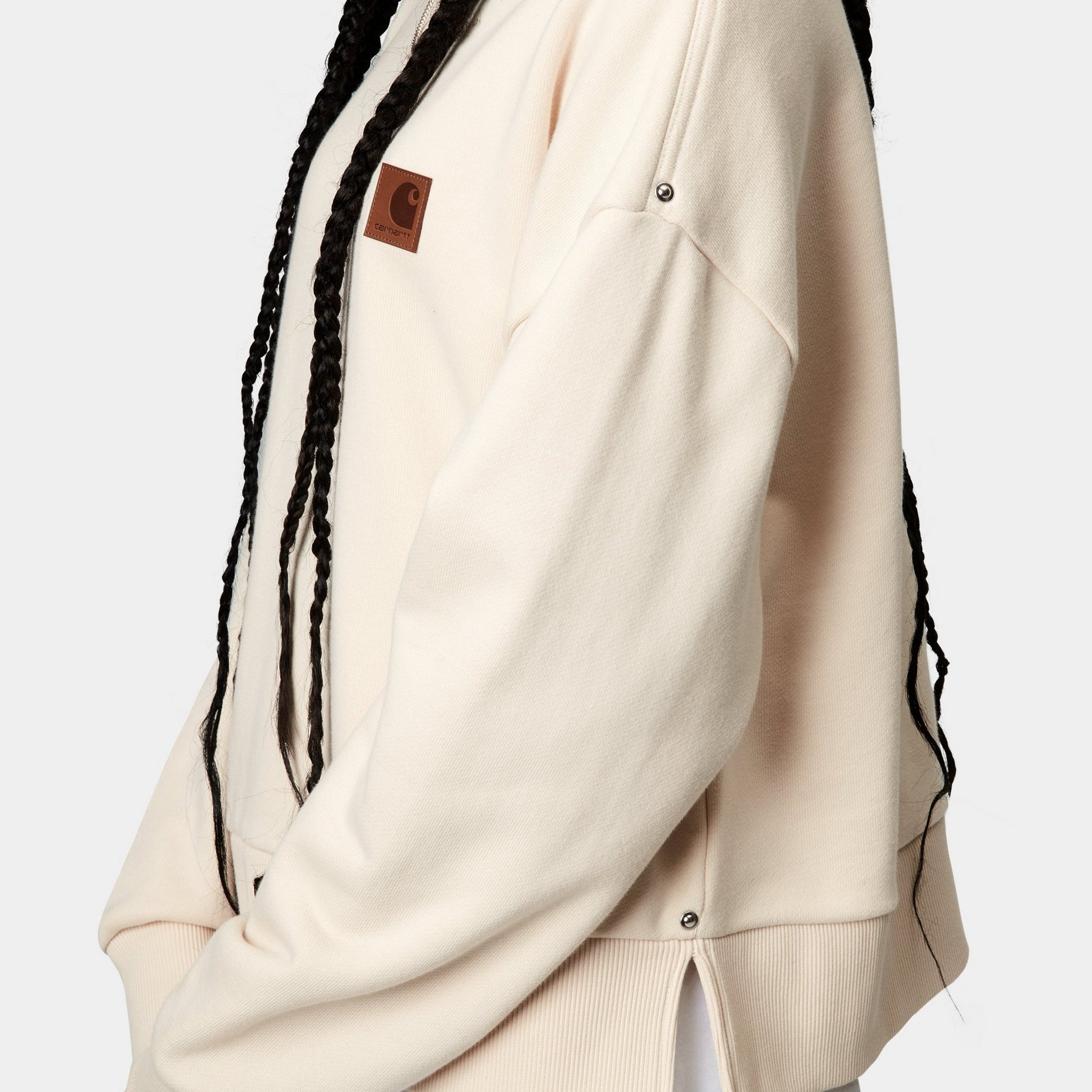 Women's Eldon Sweatshirt - Soft Cotton Pullover Hoodie for Casual Wear & Loungewear | Natural Color | Perfect for Everyday Comfort & Relaxation