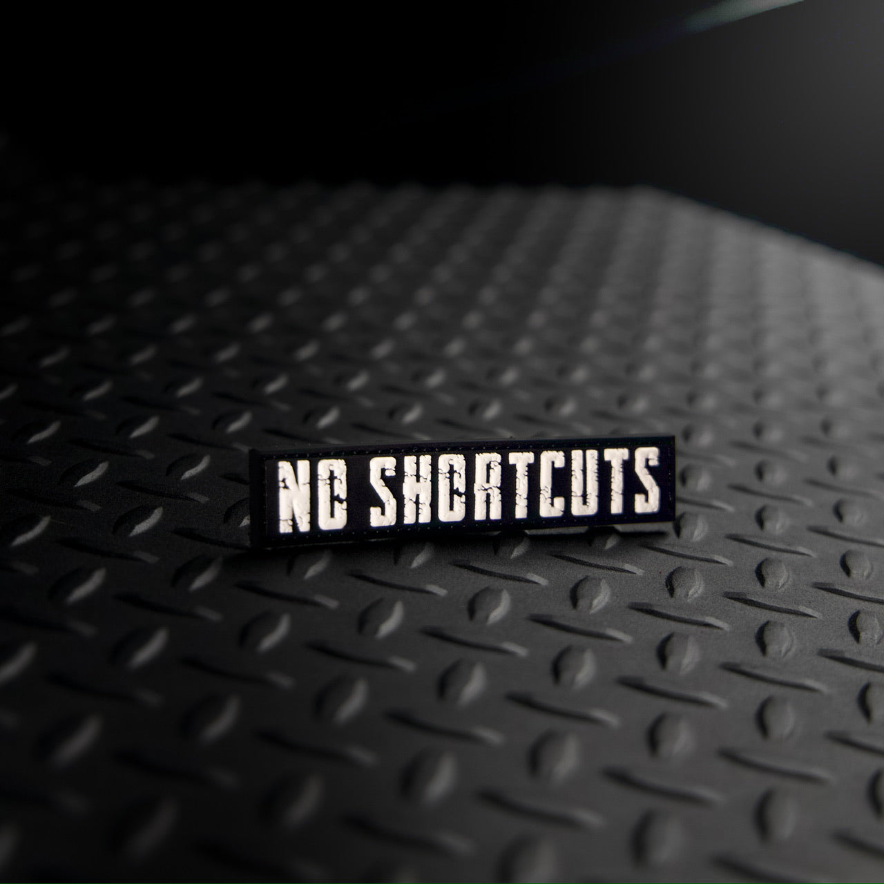 No Shortcuts Patch - Motivational Iron-On Embroidered Patch for Jackets, Bags & Hats | Perfect for DIY Crafts, Gifts & Personalization