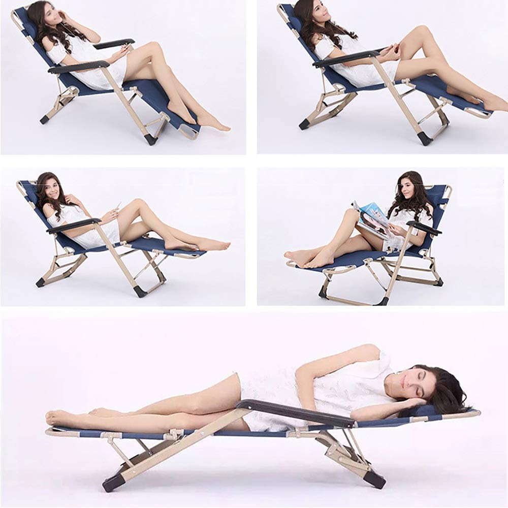 Portable Folding Recliner Chair - Zero Gravity Outdoor Camping Chair, Heavy Duty 200kg Capacity for Garden, Office, Dining & Beach Sunbed Relaxation | Perfect for Patio, Backyard, Picnic & Travel