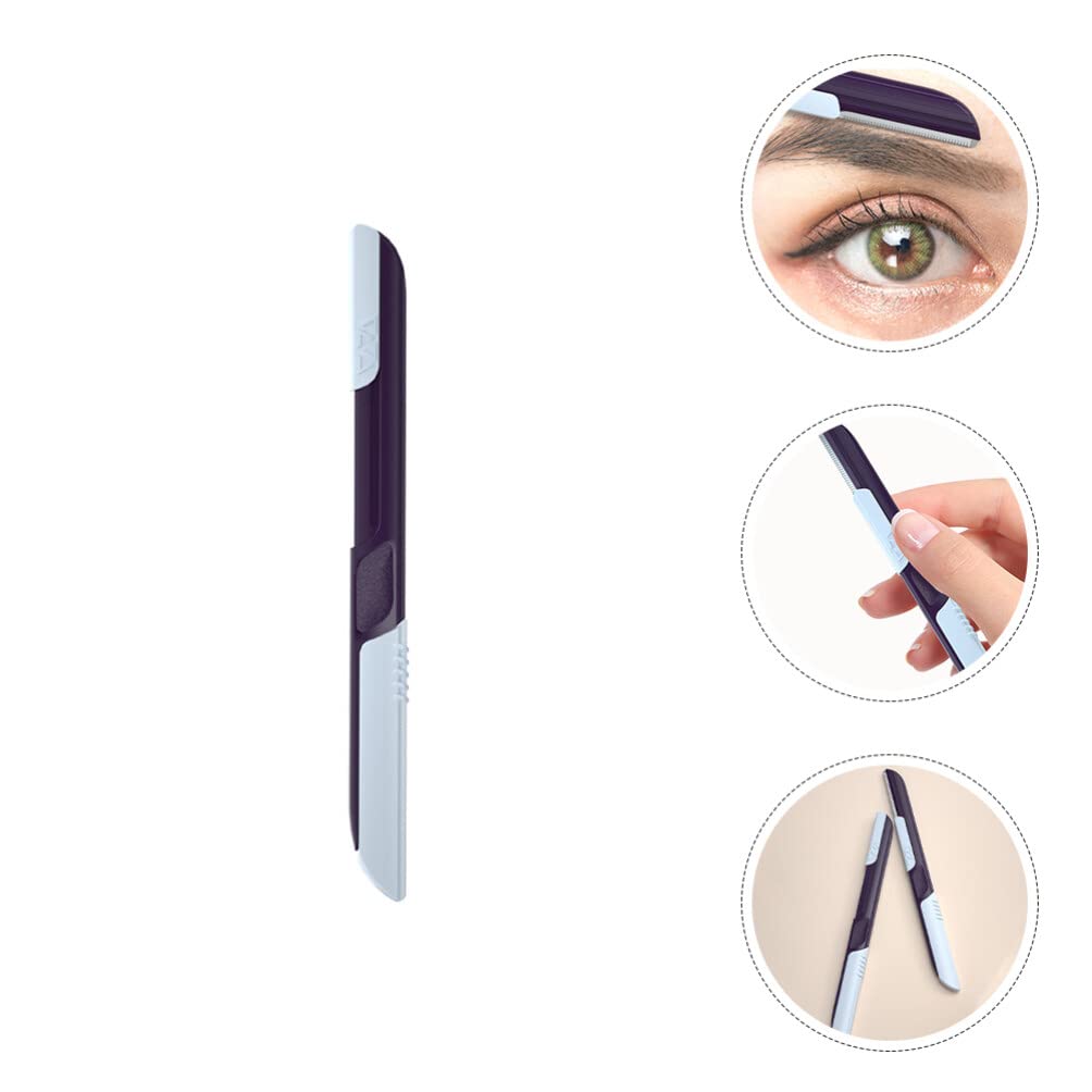 Healvian Eyebrow Trimmer & Facial Hair Razor Set - Stainless Steel & Plastic Beauty Tools for Eyebrow Shaping, Face Shaving & Body Hair Trimming | Perfect for Home Grooming, Travel & Salon Use