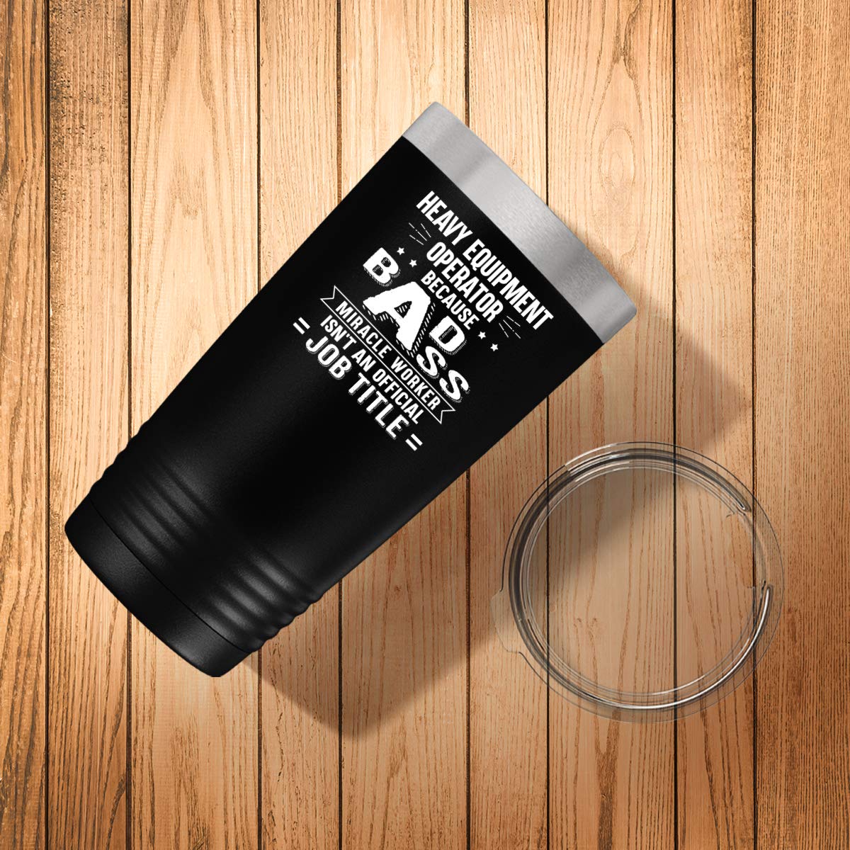 20oz Insulated Tumbler for Coffee & Tea - Stainless Steel Travel Mug with Lid - Perfect for Construction Workers, Truck Drivers & Outdoor Use