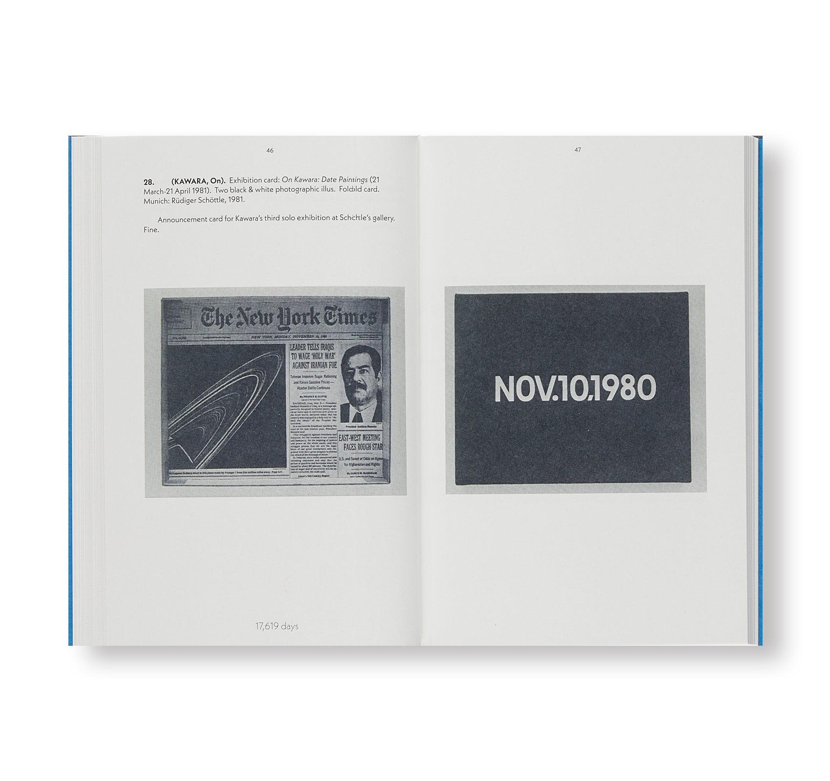 ON KAWARA CATALOGUE 242 - Contemporary Art Book by Japanese Conceptual Artist On Kawara | Perfect for Art Collectors, Museum Exhibitions & Modern Art Studies