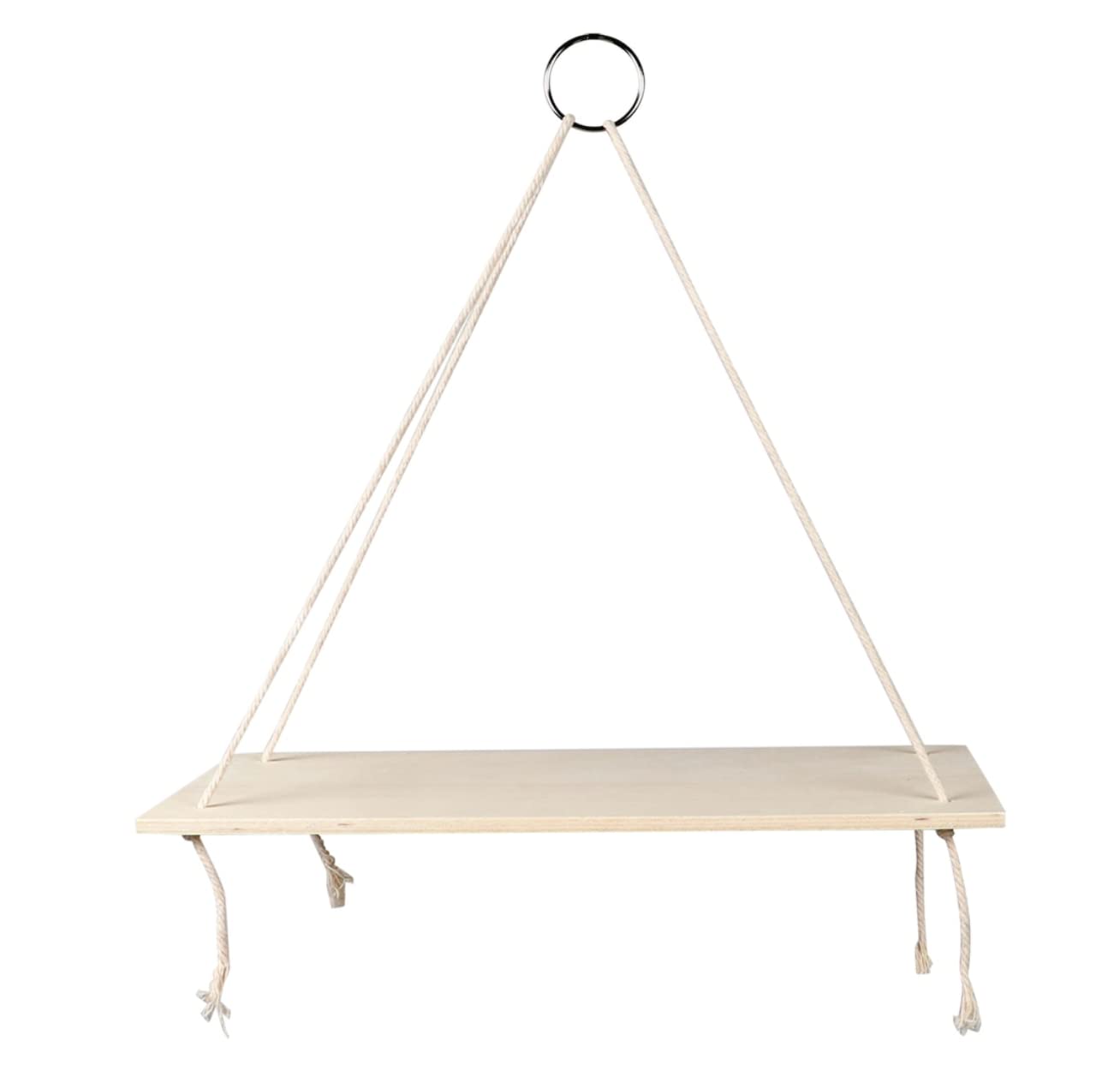 Minimalist Wooden Wall Shelf - Handmade Solid Wood Floating Shelves for Living Room, Bedroom, Bathroom - Perfect for Home Decor, Books & Plants Display