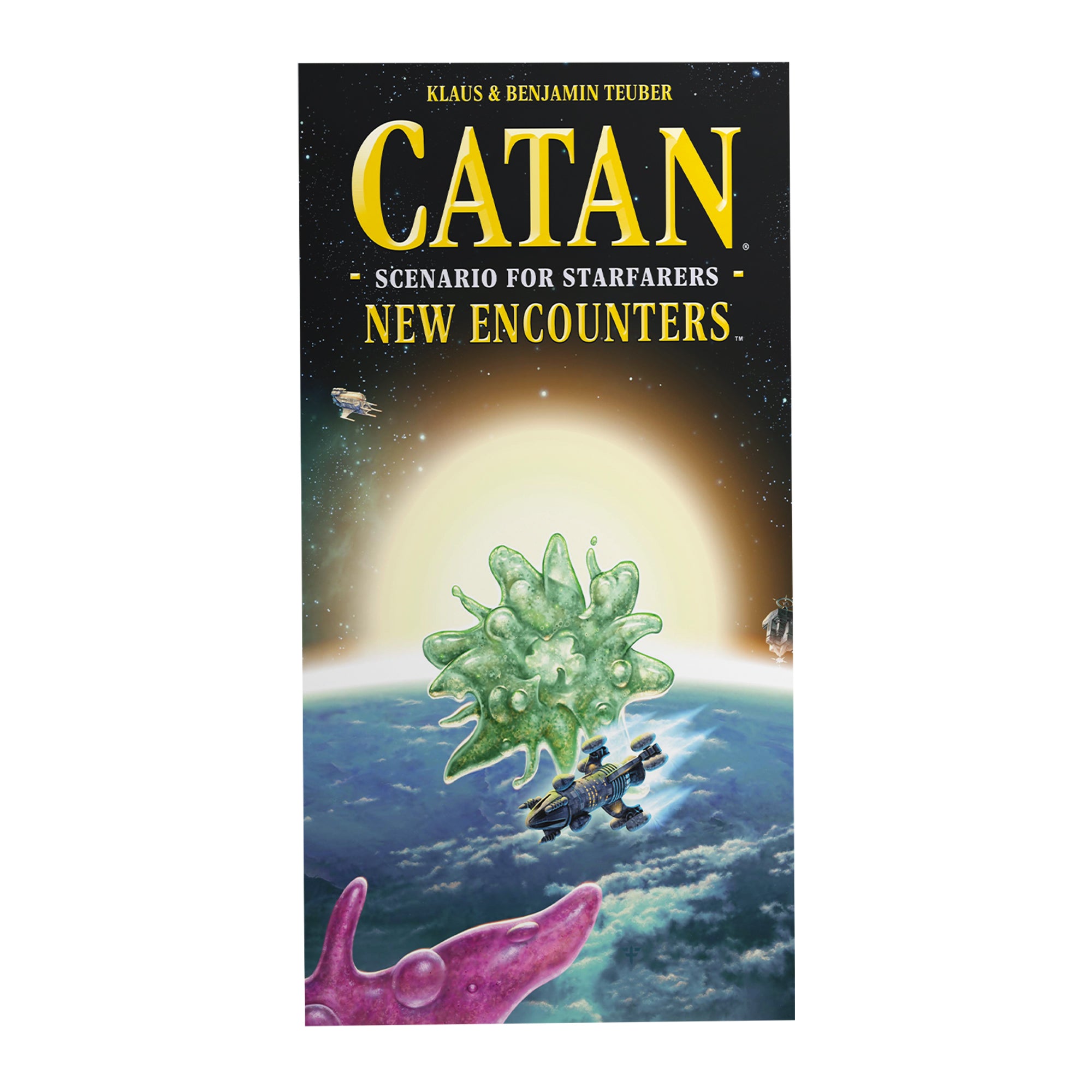 CATAN Starfarers New Encounters Board Game - Space Exploration Strategy Game for Adults & Teens - Perfect for Family Game Nights & Sci-Fi Lovers