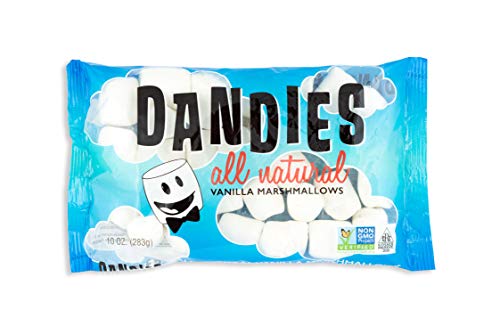 Dandies Vegan Marshmallows - Gluten Free, Non-GMO, 10oz (Pack of 3) - Perfect for Hot Cocoa, Campfire S'mores & Vegan Baking