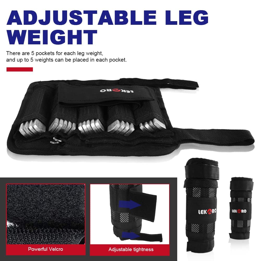 44LB Adjustable Weighted Vest for Men & Women - Workout Training Fitness Vest with 96 Steel Plates - Perfect for CrossFit, Running, Strength Training & Home Gym Exercises