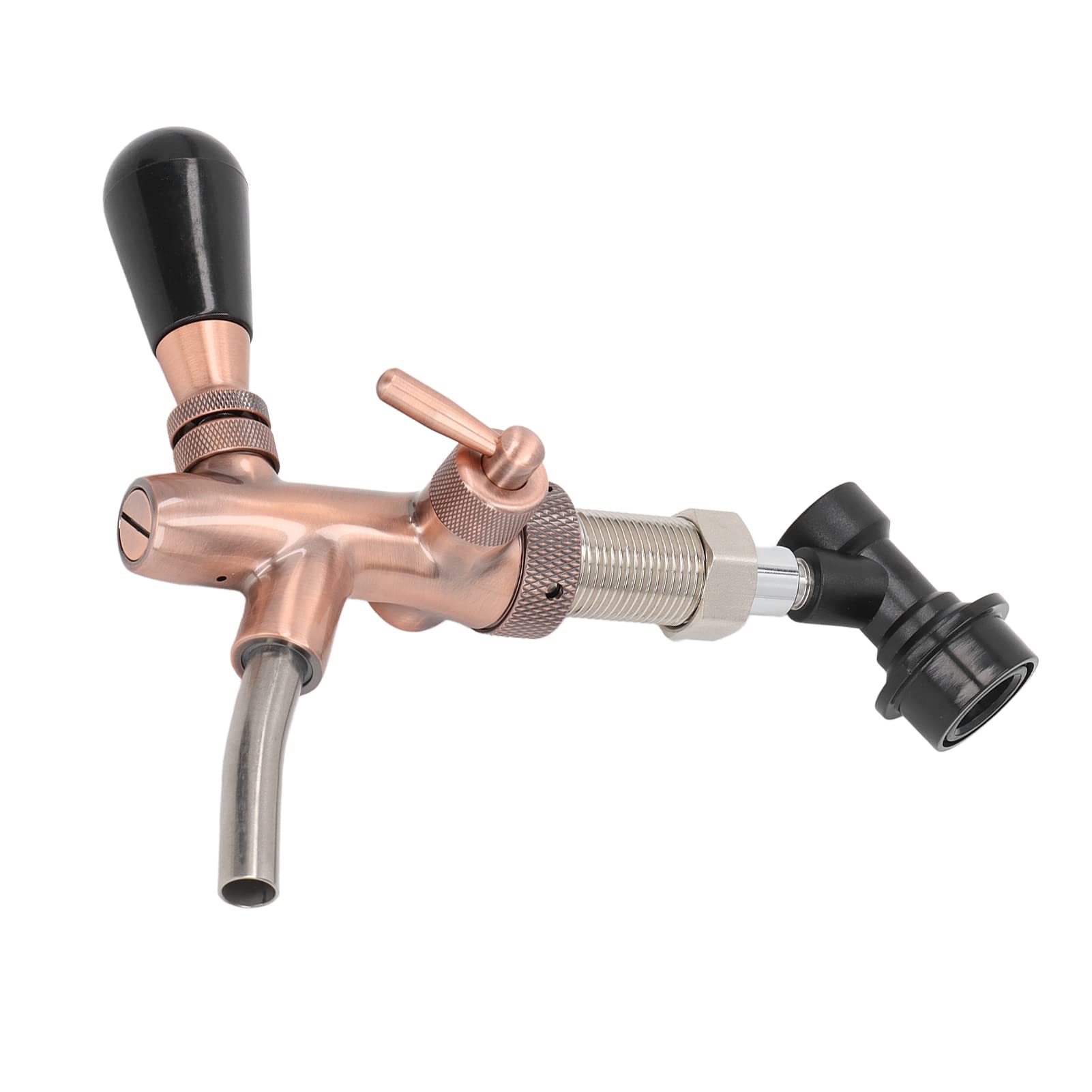 Stainless Steel Beer Keg Tap - Durable & Easy to Use Commercial Beer Faucet for Pubs, Bars, Home Brewing & Draft Beer Dispensing