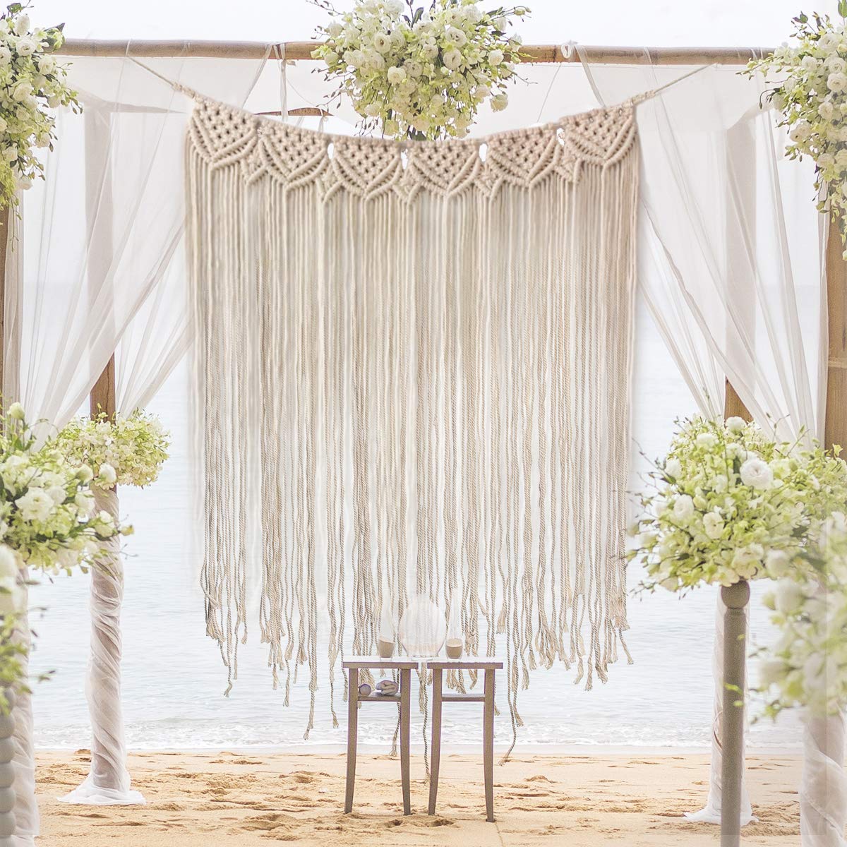 Handmade Boho Macrame Wall Hanging - Large 39