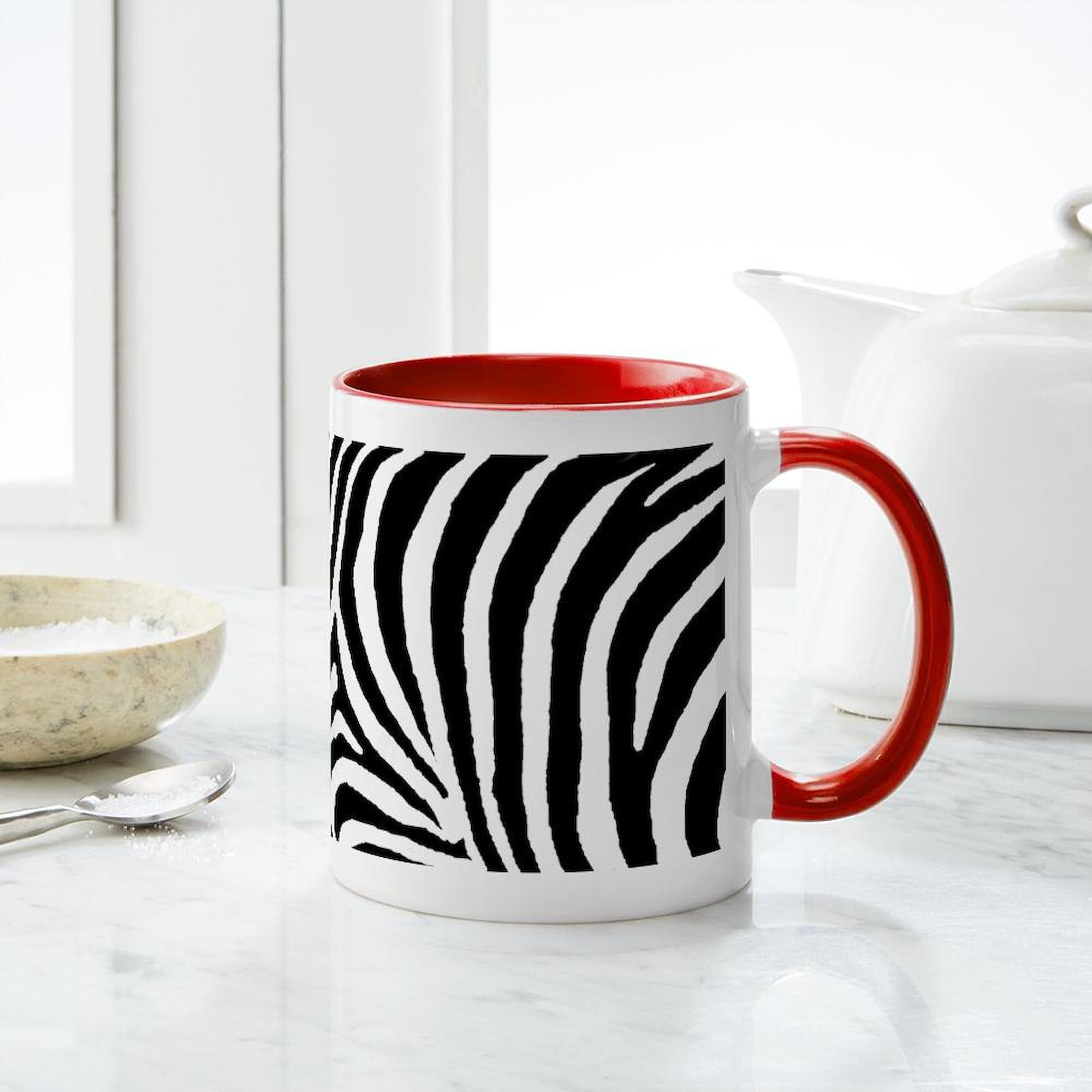 Zebra Stripe Ceramic Coffee Mug 11 oz (325 ml) - Perfect for Home, Office & Gifts | CafePress