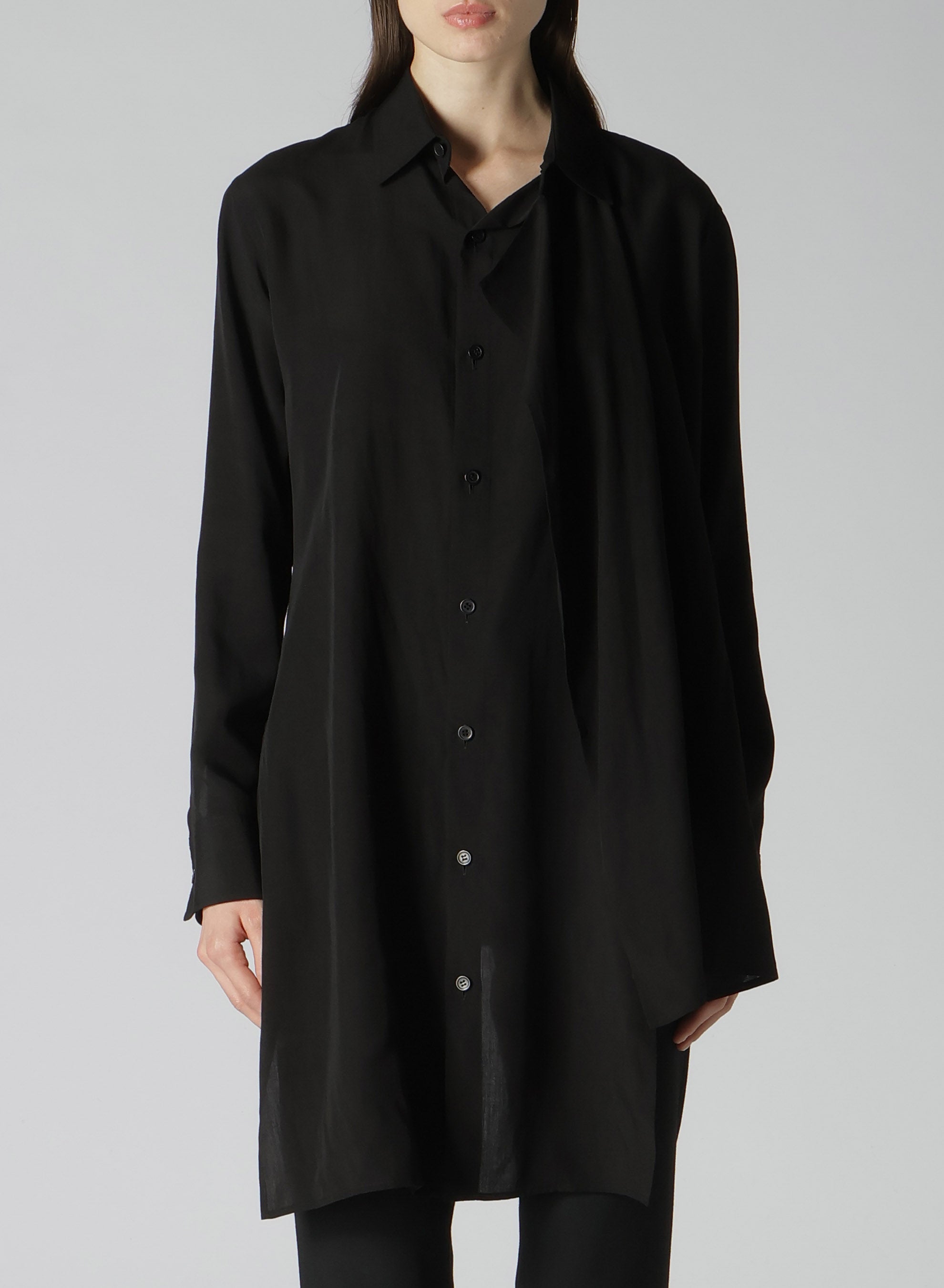 Stylish Cellulose Poplin Blouse with Front Knot Detail - Perfect for Office Wear & Casual Outfits