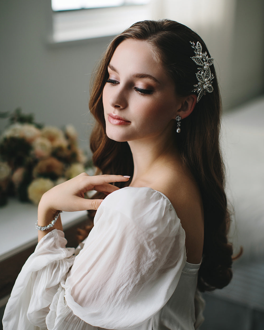 Elegant Savannah Wedding Hair Clips - Bridal Hair Accessories for Weddings, Prom & Special Events